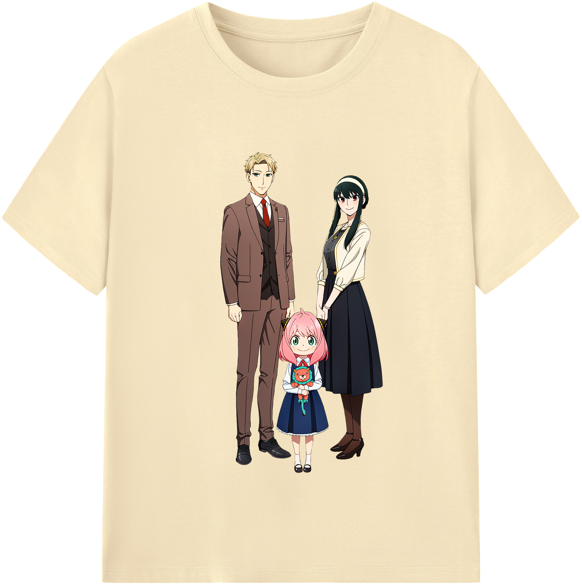 （画像用） SPY×FAMILY间谍家家酒 綿100％半袖Tシャツ（フロントプリント）