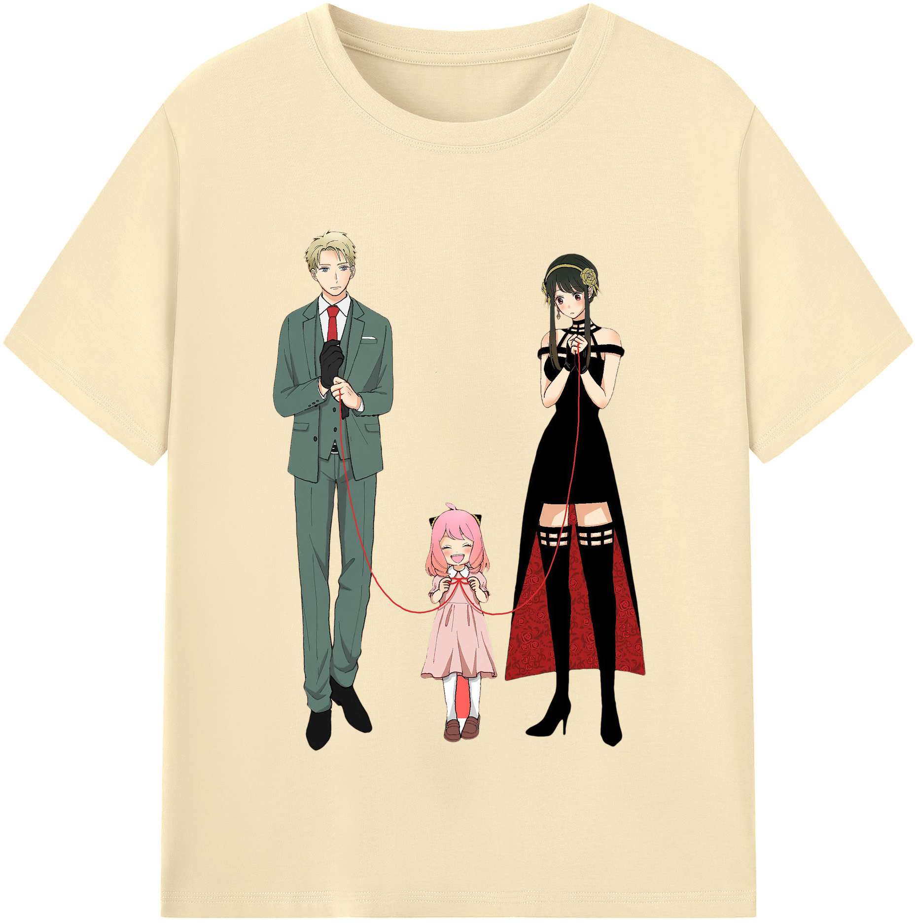 （画像用） SPY×FAMILY间谍家家酒 綿100％半袖Tシャツ（フロントプリント）