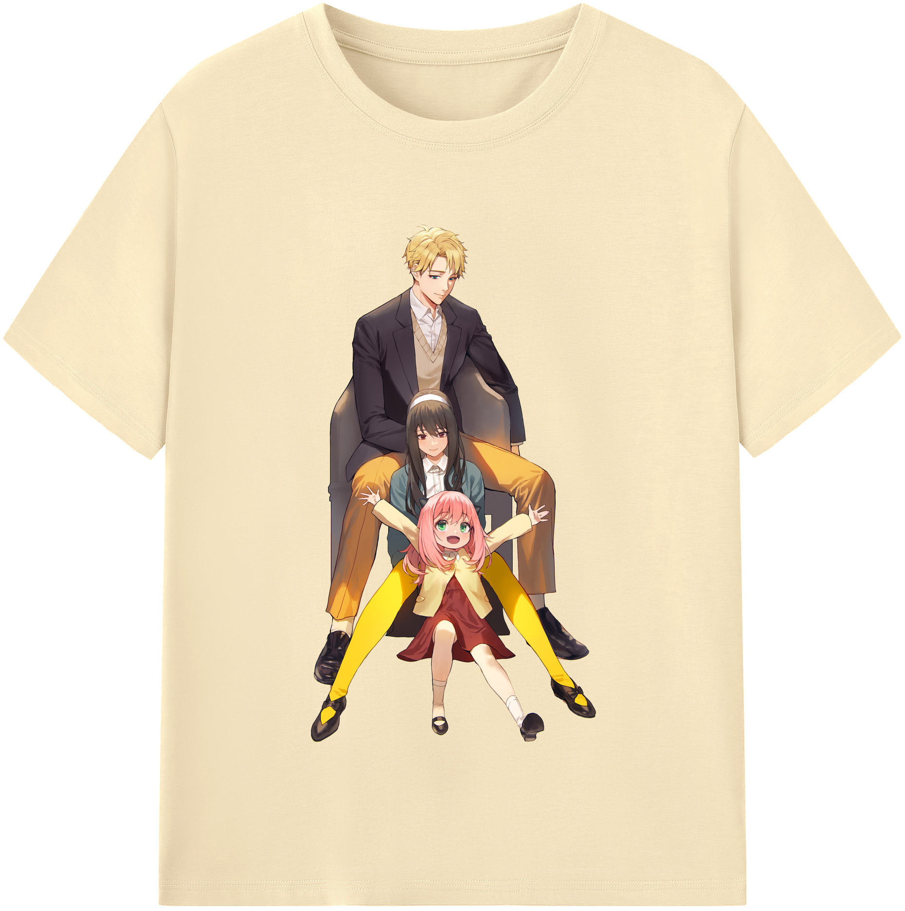 （画像用） SPY×FAMILY间谍家家酒 綿100％半袖Tシャツ（フロントプリント）