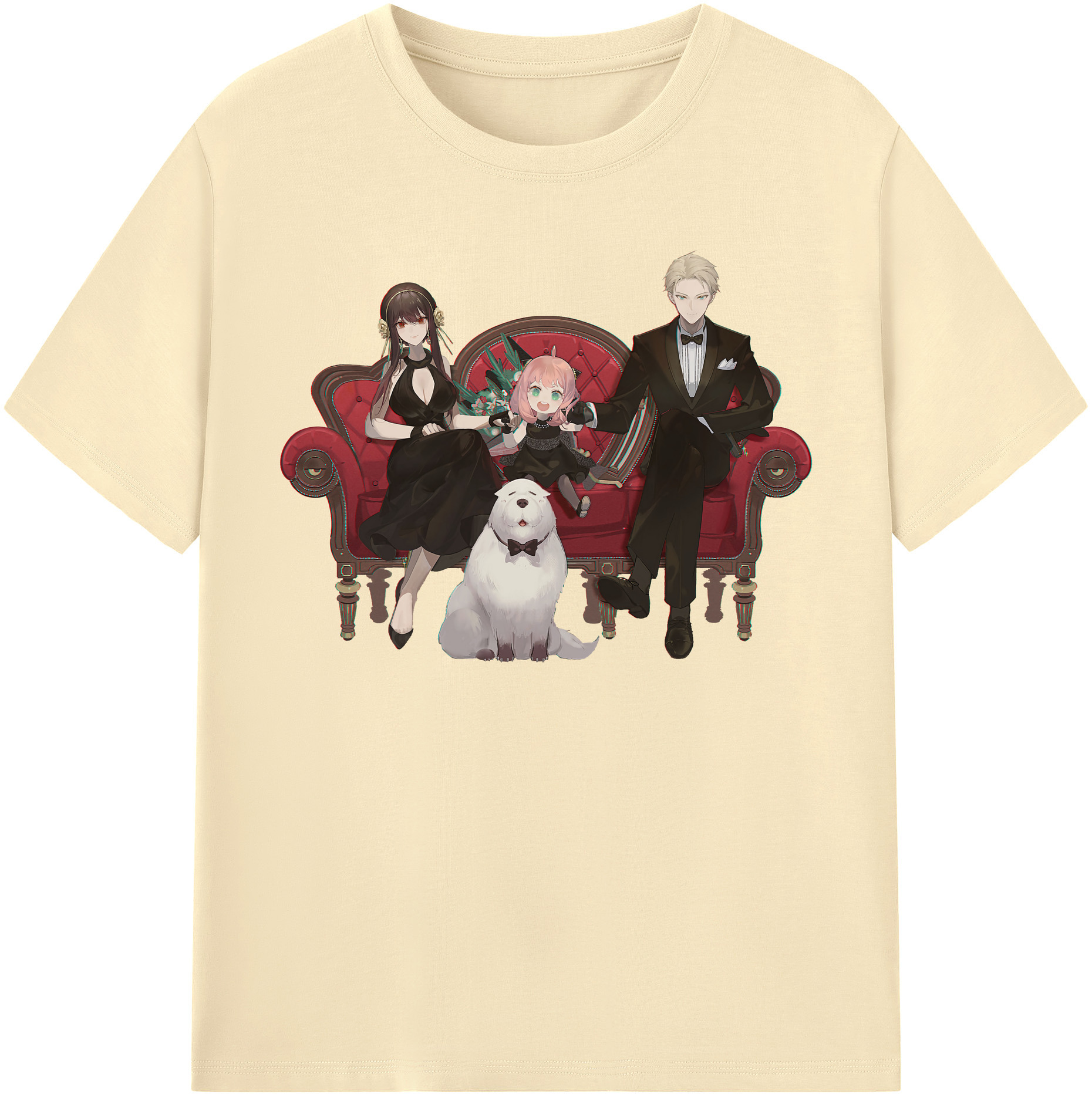 （画像用） SPY×FAMILY间谍家家酒 綿100％半袖Tシャツ（フロントプリント）