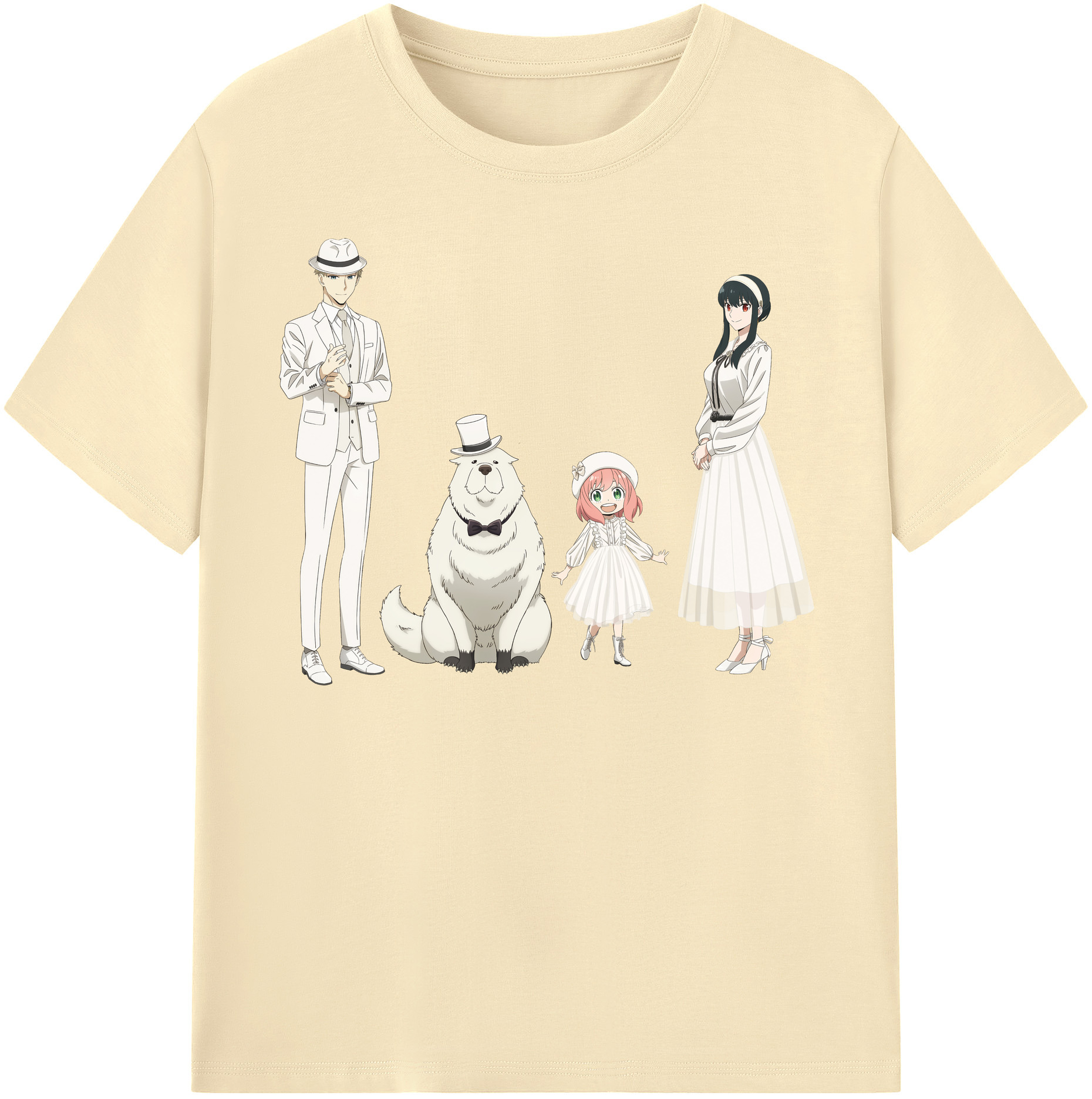 （画像用） SPY×FAMILY间谍家家酒 綿100％半袖Tシャツ（フロントプリント）