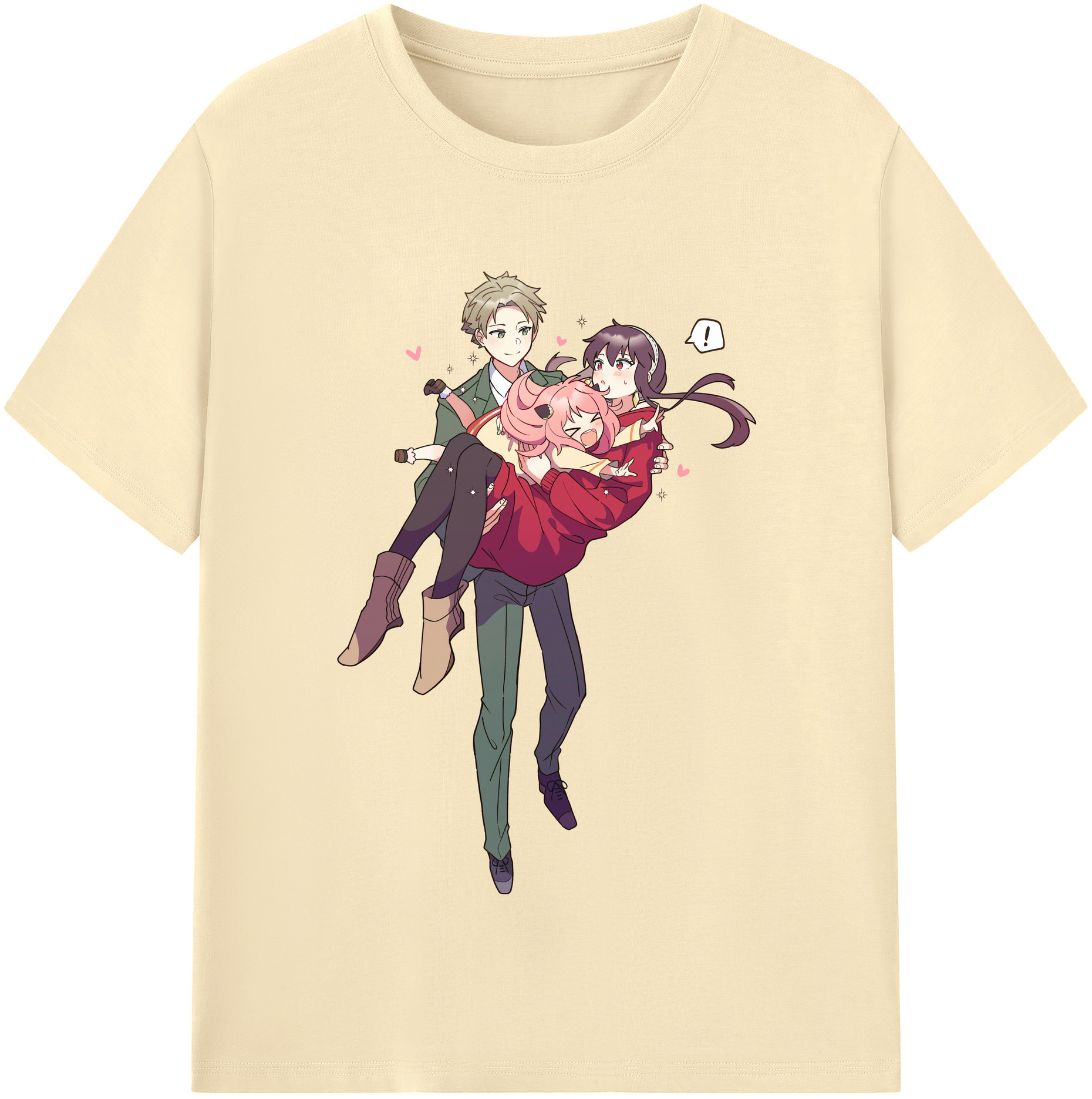（画像用） SPY×FAMILY间谍家家酒 綿100％半袖Tシャツ（フロントプリント）