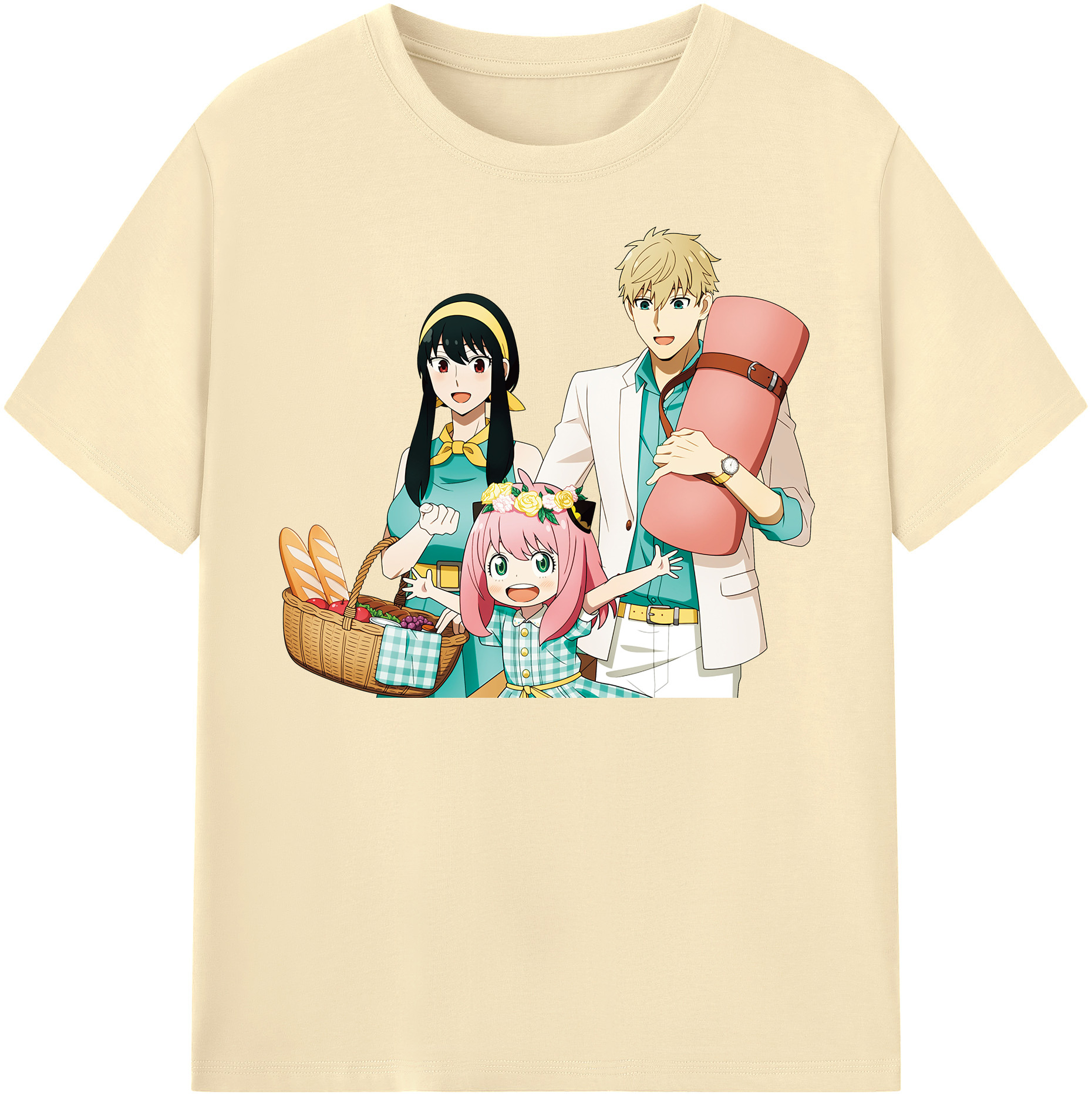 （画像用） SPY×FAMILY间谍家家酒 綿100％半袖Tシャツ（フロントプリント）