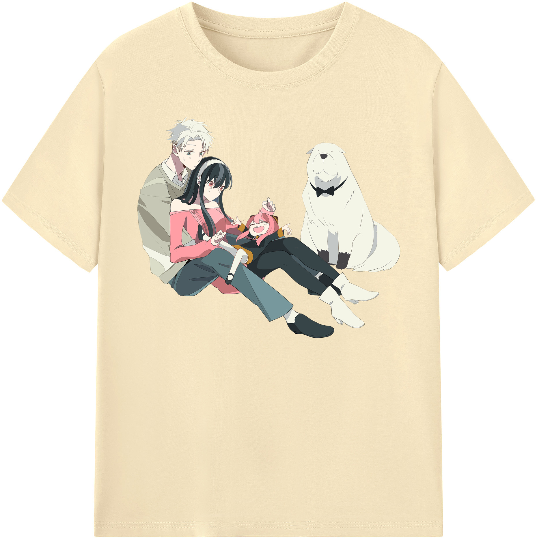 （画像用） SPY×FAMILY间谍家家酒 綿100％半袖Tシャツ（フロントプリント）
