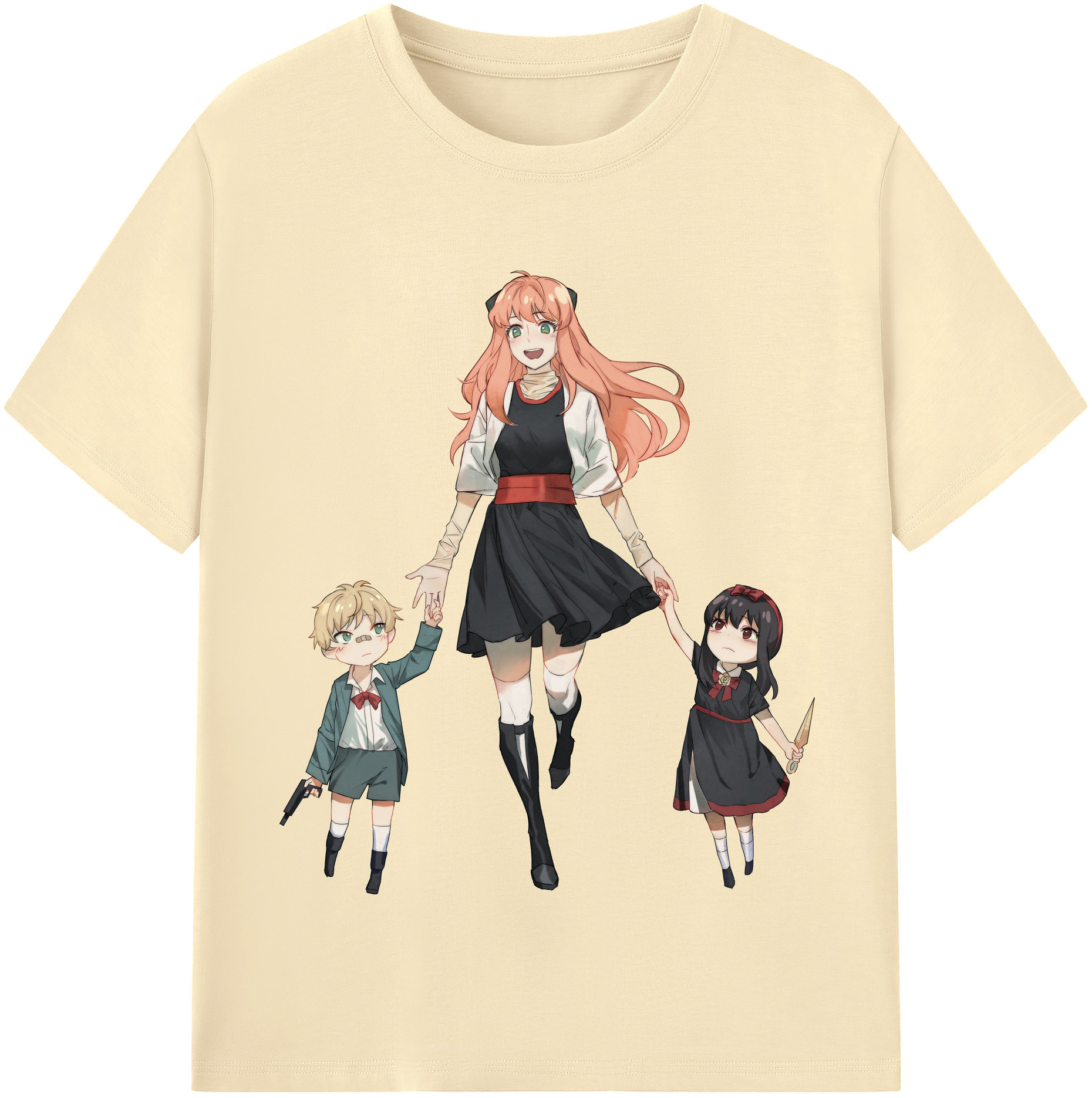 （画像用） SPY×FAMILY间谍家家酒 綿100％半袖Tシャツ（フロントプリント）