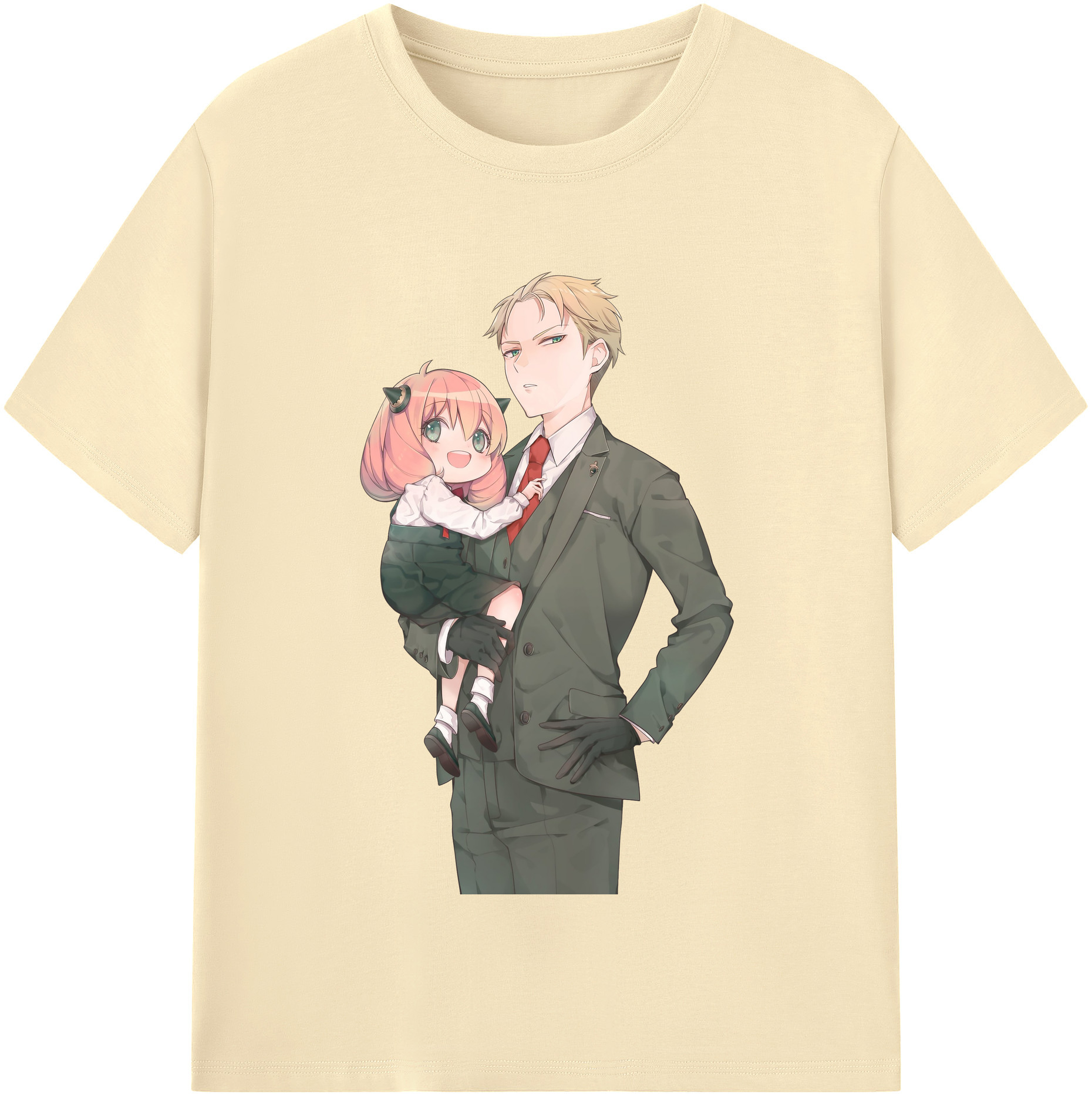 （画像用） SPY×FAMILY间谍家家酒 綿100％半袖Tシャツ（フロントプリント）
