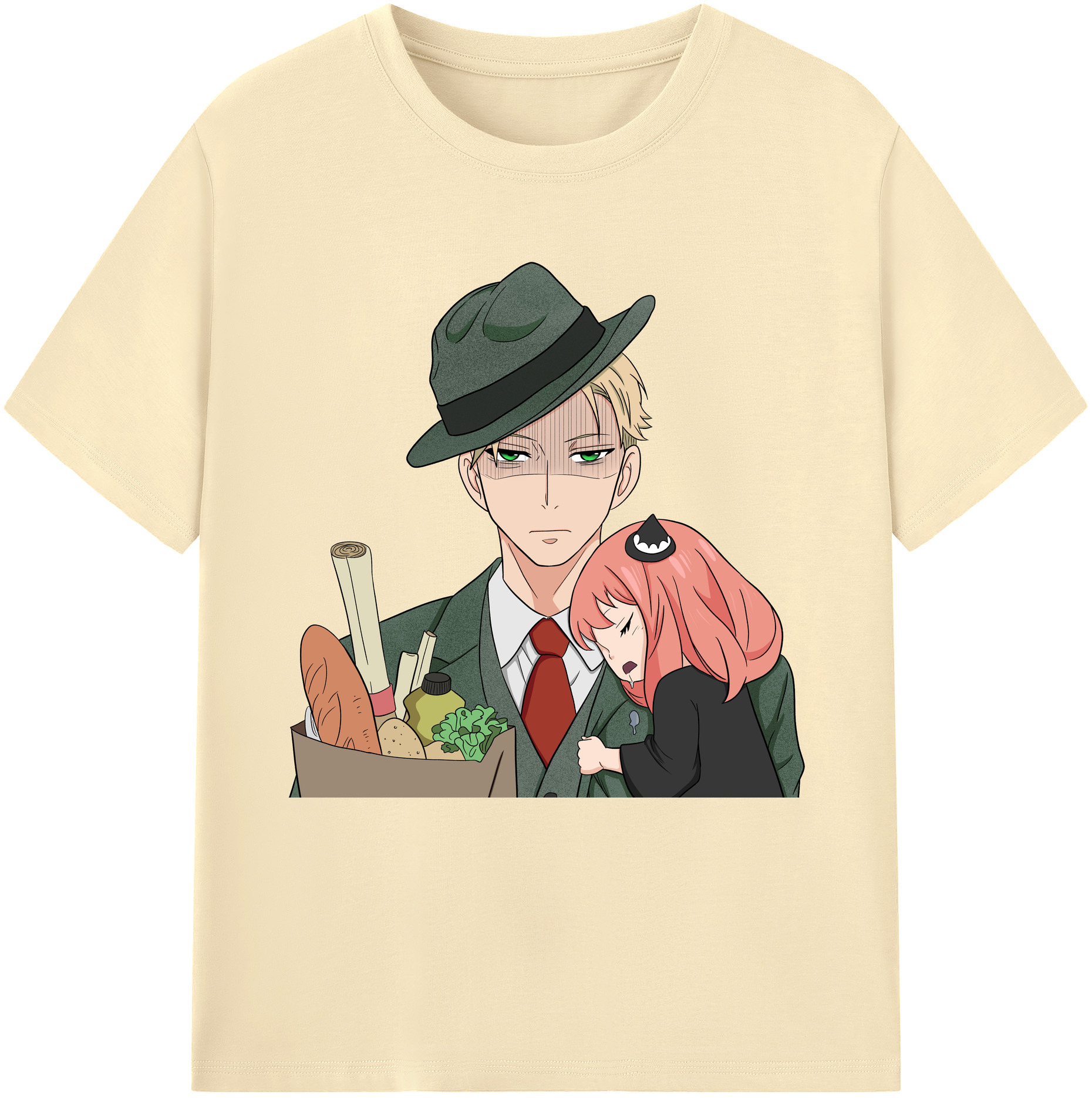 （画像用） SPY×FAMILY间谍家家酒 綿100％半袖Tシャツ（フロントプリント）