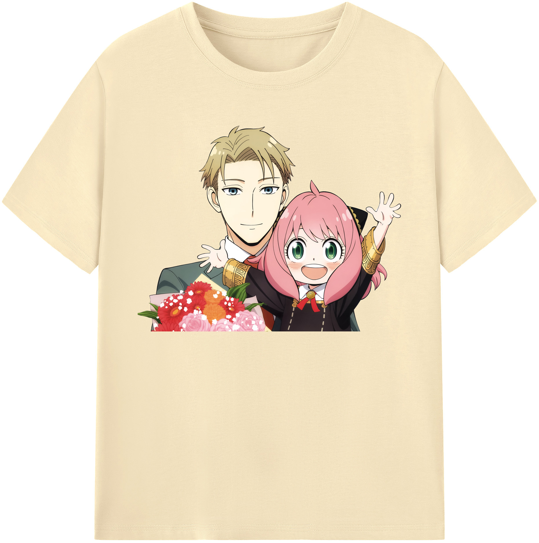 （画像用） SPY×FAMILY间谍家家酒 綿100％半袖Tシャツ（フロントプリント）