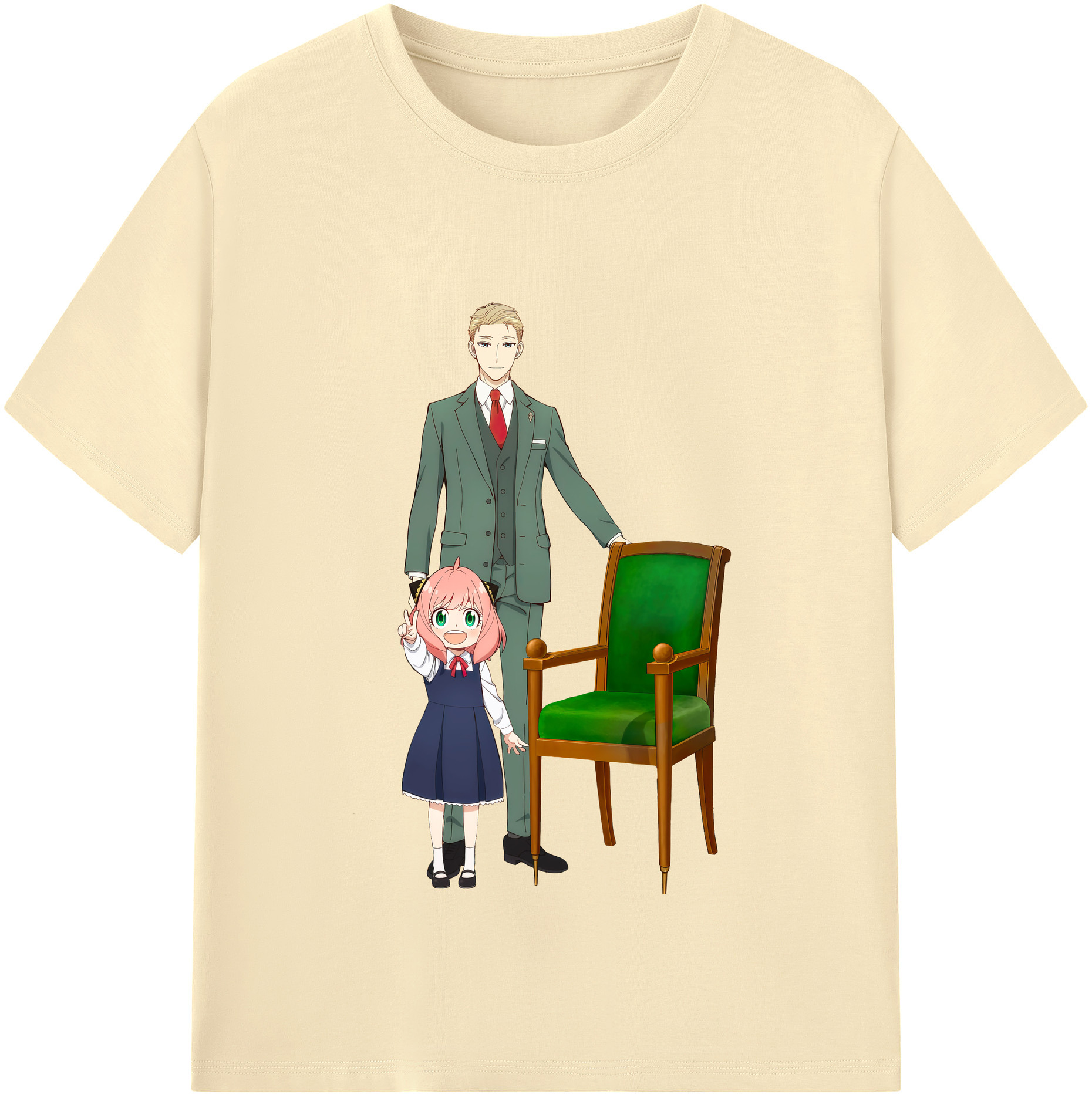 （画像用） SPY×FAMILY间谍家家酒 綿100％半袖Tシャツ（フロントプリント）