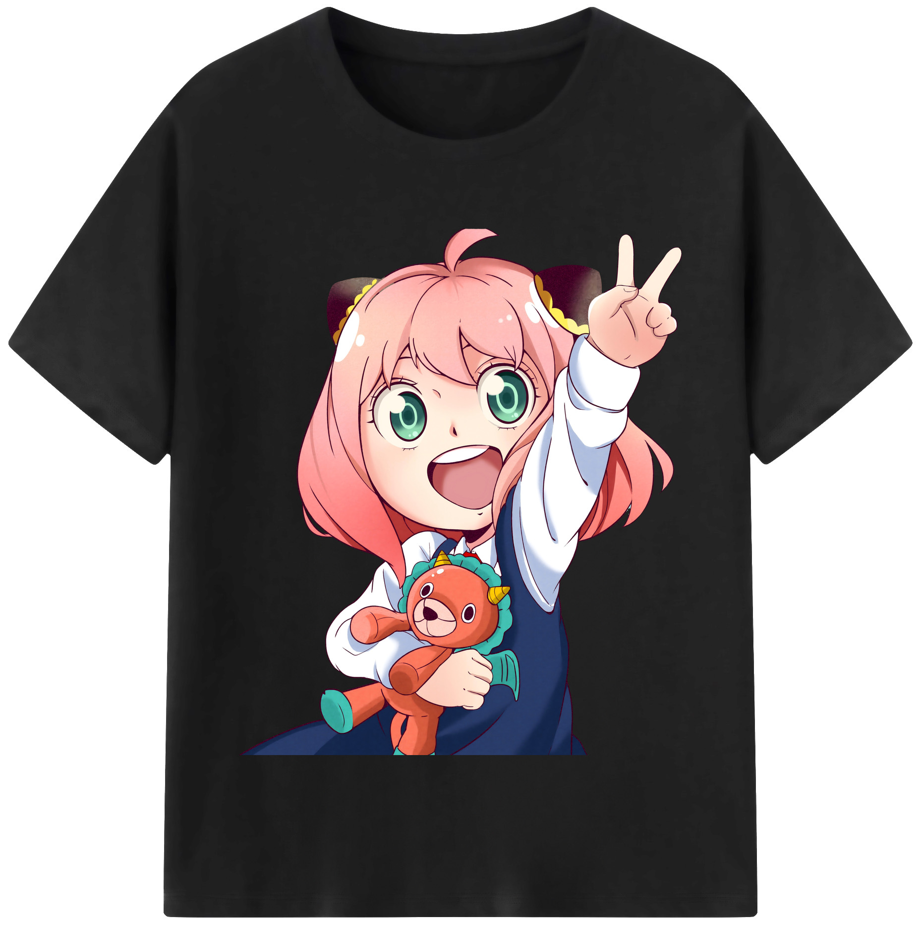 （画像用） SPY×FAMILY间谍家家酒 綿100％半袖Tシャツ（フロントプリント）