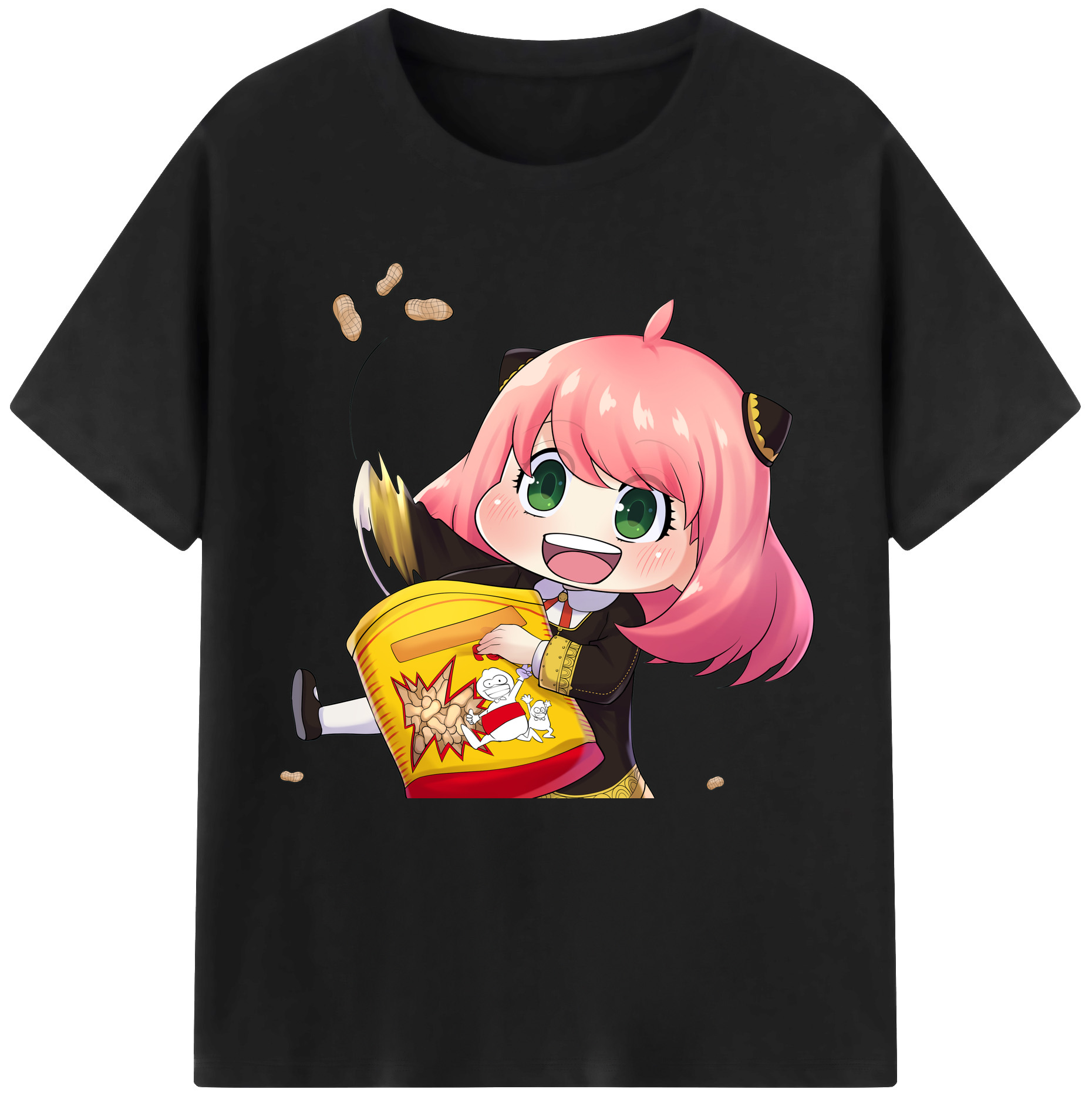 （画像用） SPY×FAMILY间谍家家酒 綿100％半袖Tシャツ（フロントプリント）