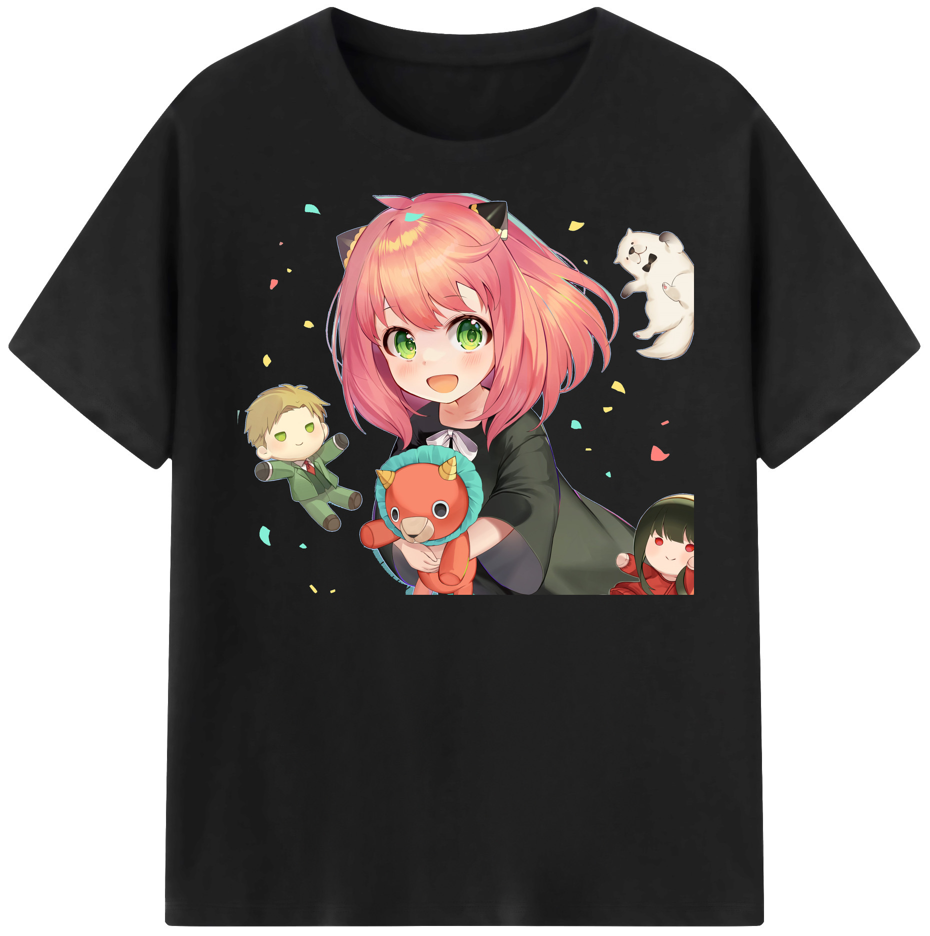 （画像用） SPY×FAMILY间谍家家酒 綿100％半袖Tシャツ（フロントプリント）