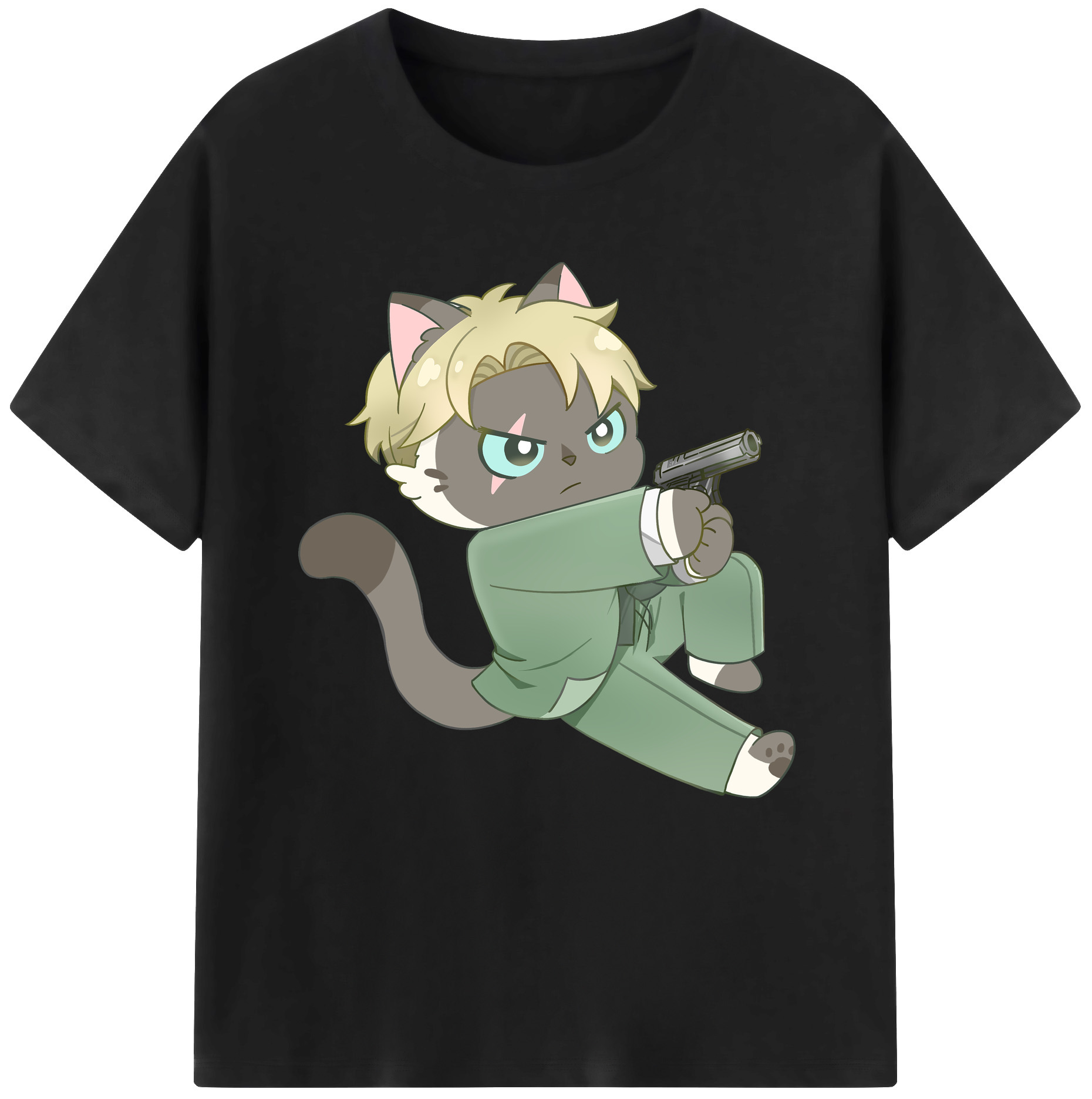 （画像用） SPY×FAMILY间谍家家酒 綿100％半袖Tシャツ（フロントプリント）