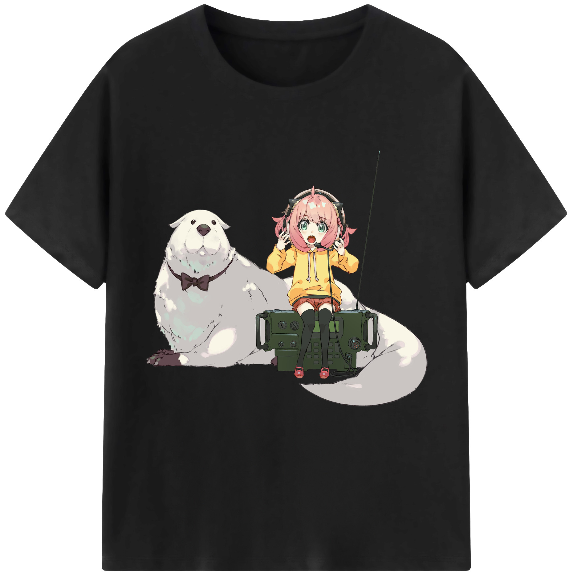 （画像用） SPY×FAMILY间谍家家酒 綿100％半袖Tシャツ（フロントプリント）