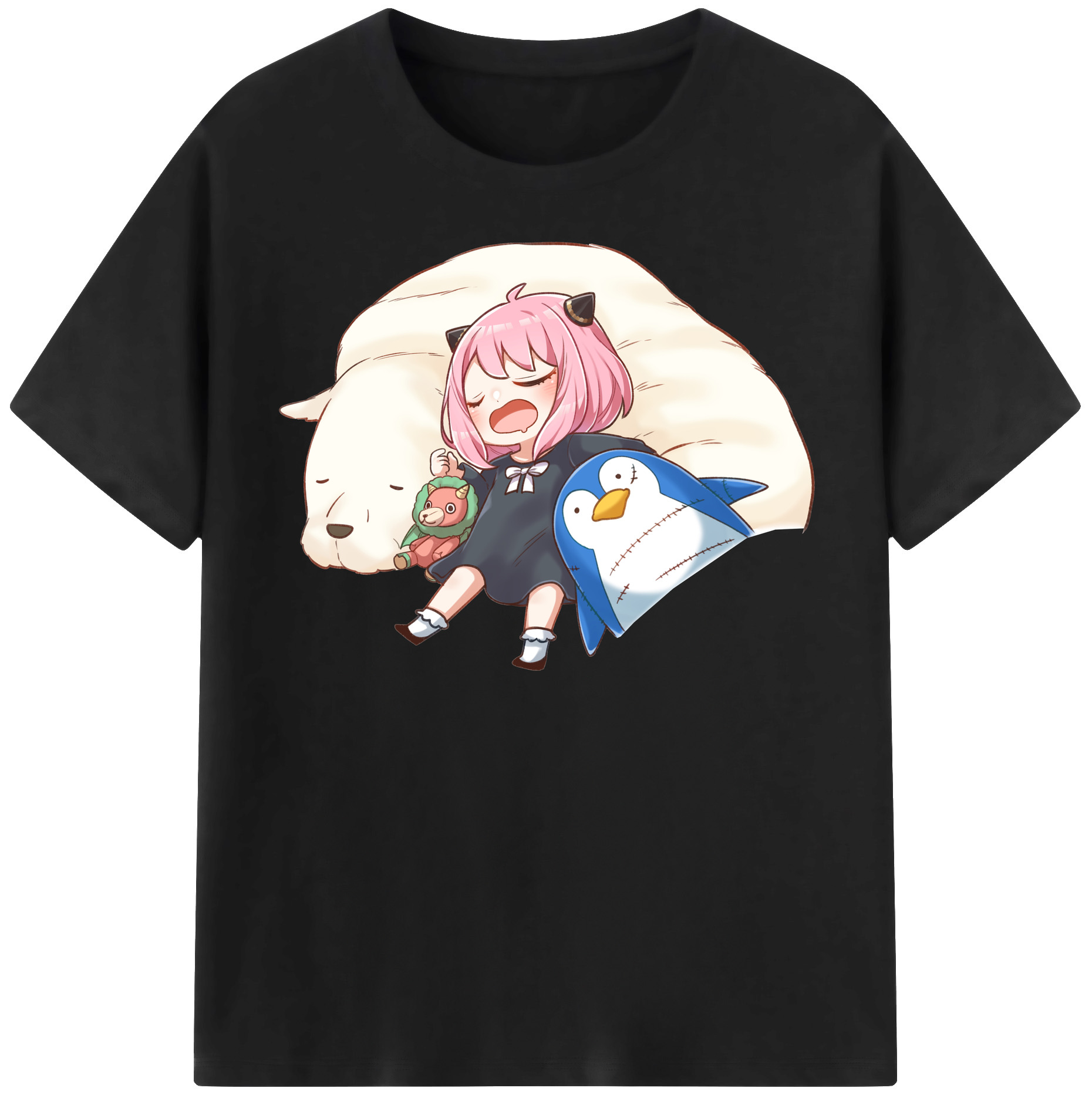 （画像用） SPY×FAMILY间谍家家酒 綿100％半袖Tシャツ（フロントプリント）