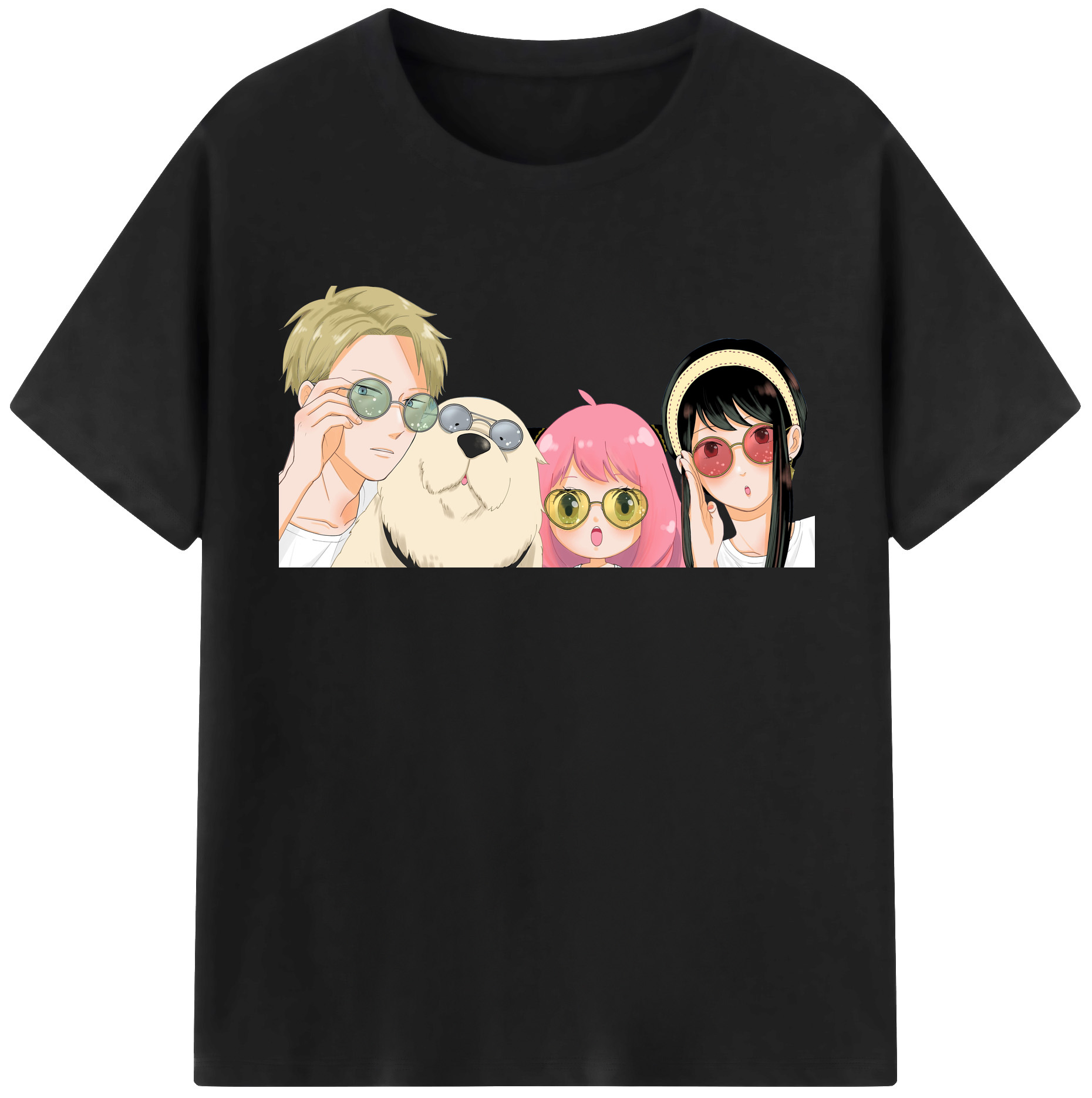 （画像用） SPY×FAMILY间谍家家酒 綿100％半袖Tシャツ（フロントプリント）