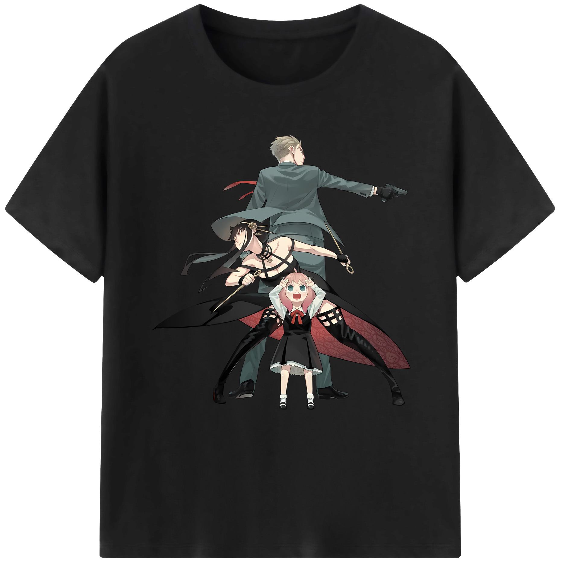 （画像用） SPY×FAMILY间谍家家酒 綿100％半袖Tシャツ（フロントプリント）