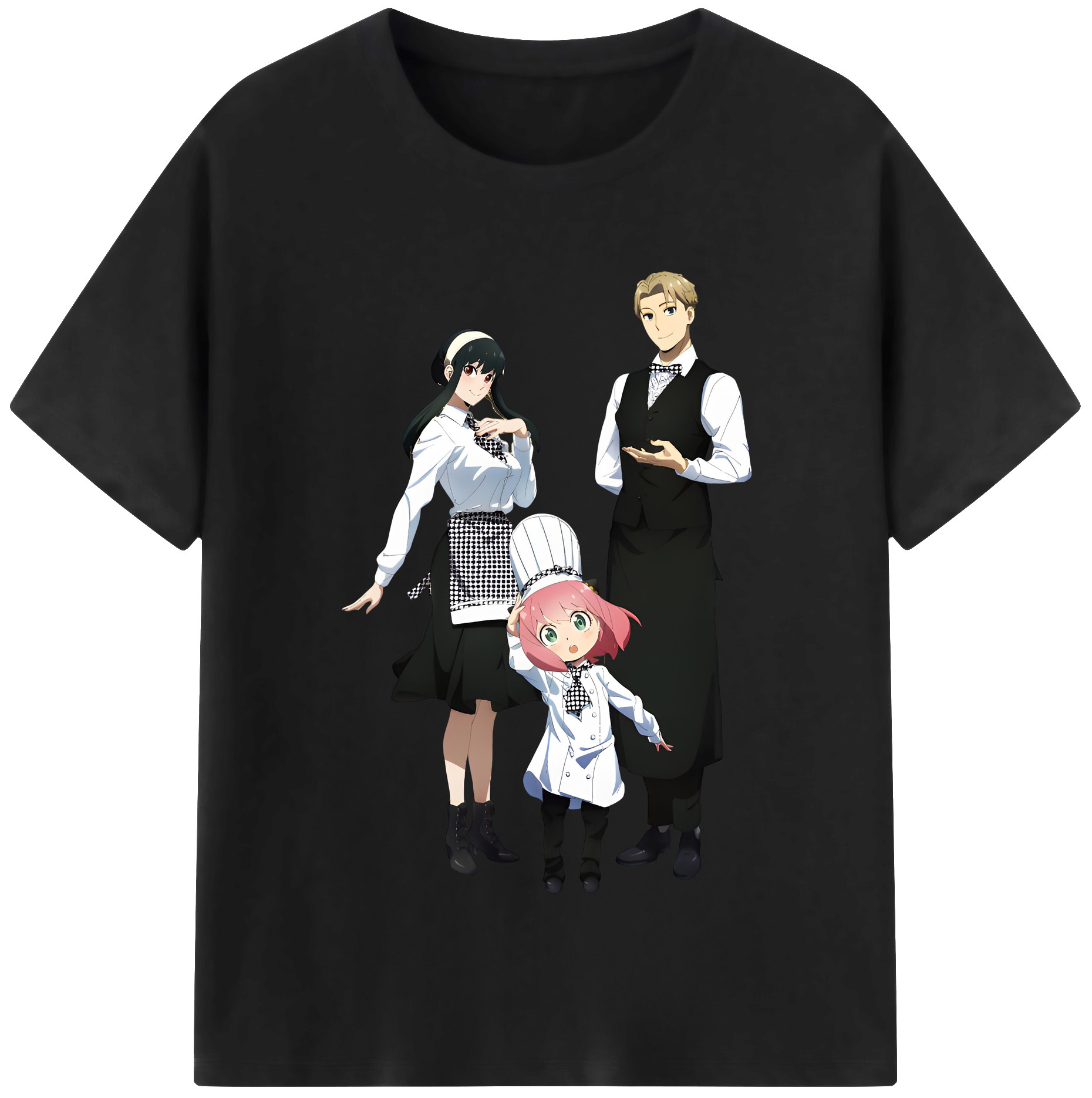 （画像用） SPY×FAMILY间谍家家酒 綿100％半袖Tシャツ（フロントプリント）
