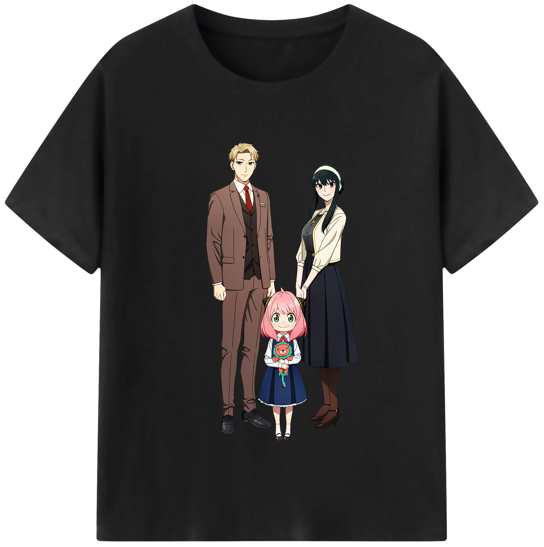 （画像用） SPY×FAMILY间谍家家酒 綿100％半袖Tシャツ（フロントプリント）