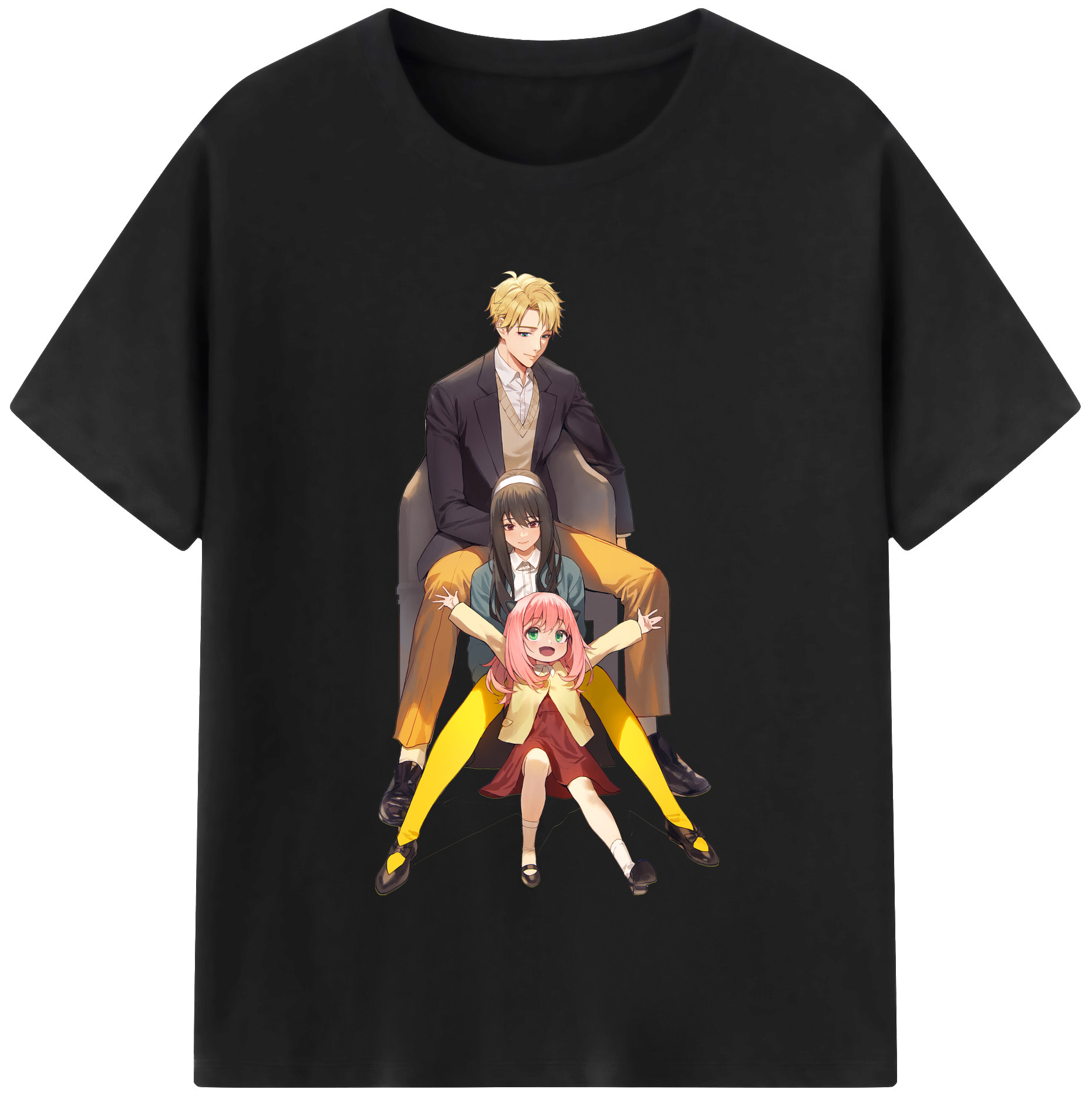（画像用） SPY×FAMILY间谍家家酒 綿100％半袖Tシャツ（フロントプリント）