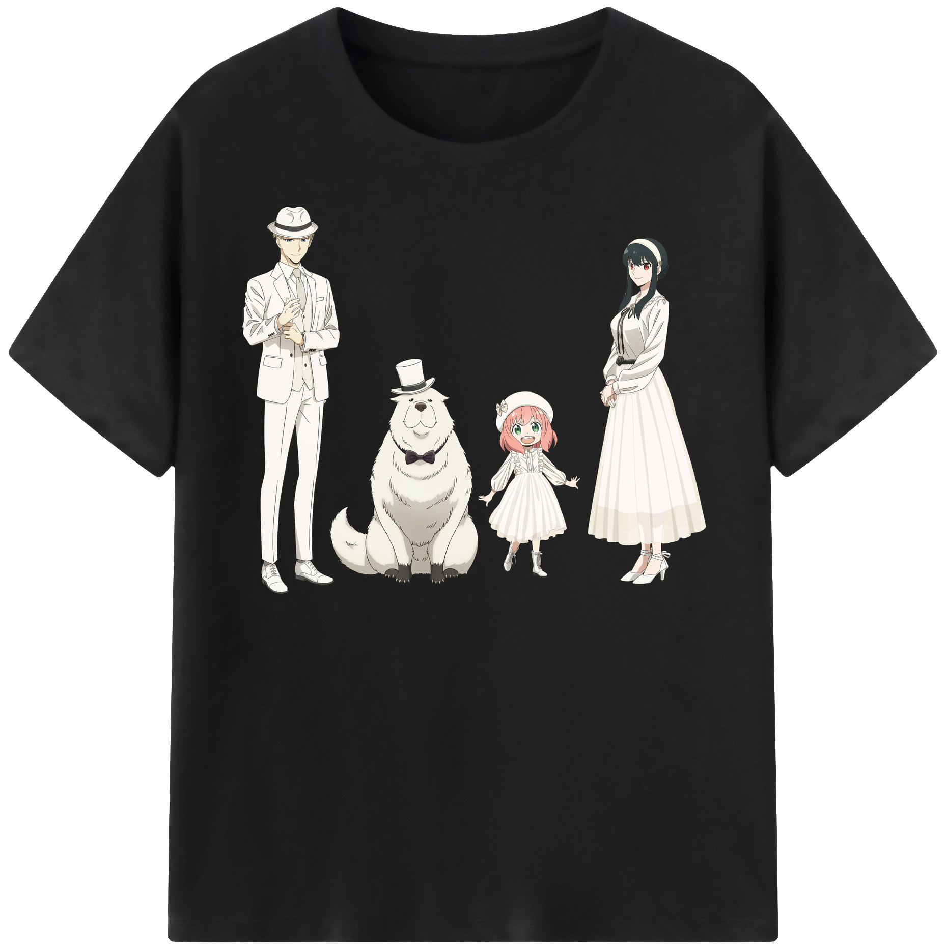 （画像用） SPY×FAMILY间谍家家酒 綿100％半袖Tシャツ（フロントプリント）