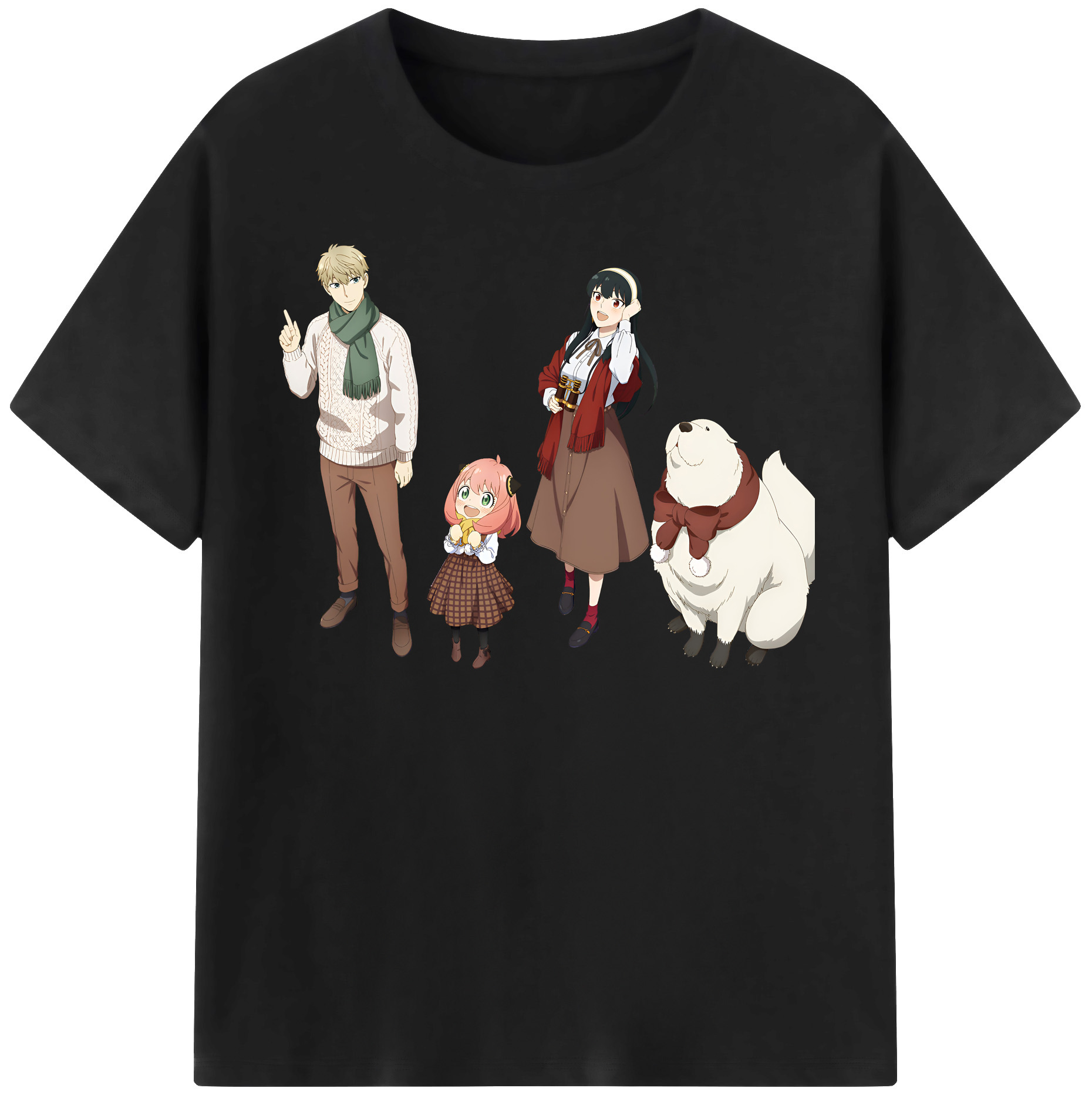 （画像用） SPY×FAMILY间谍家家酒 綿100％半袖Tシャツ（フロントプリント）