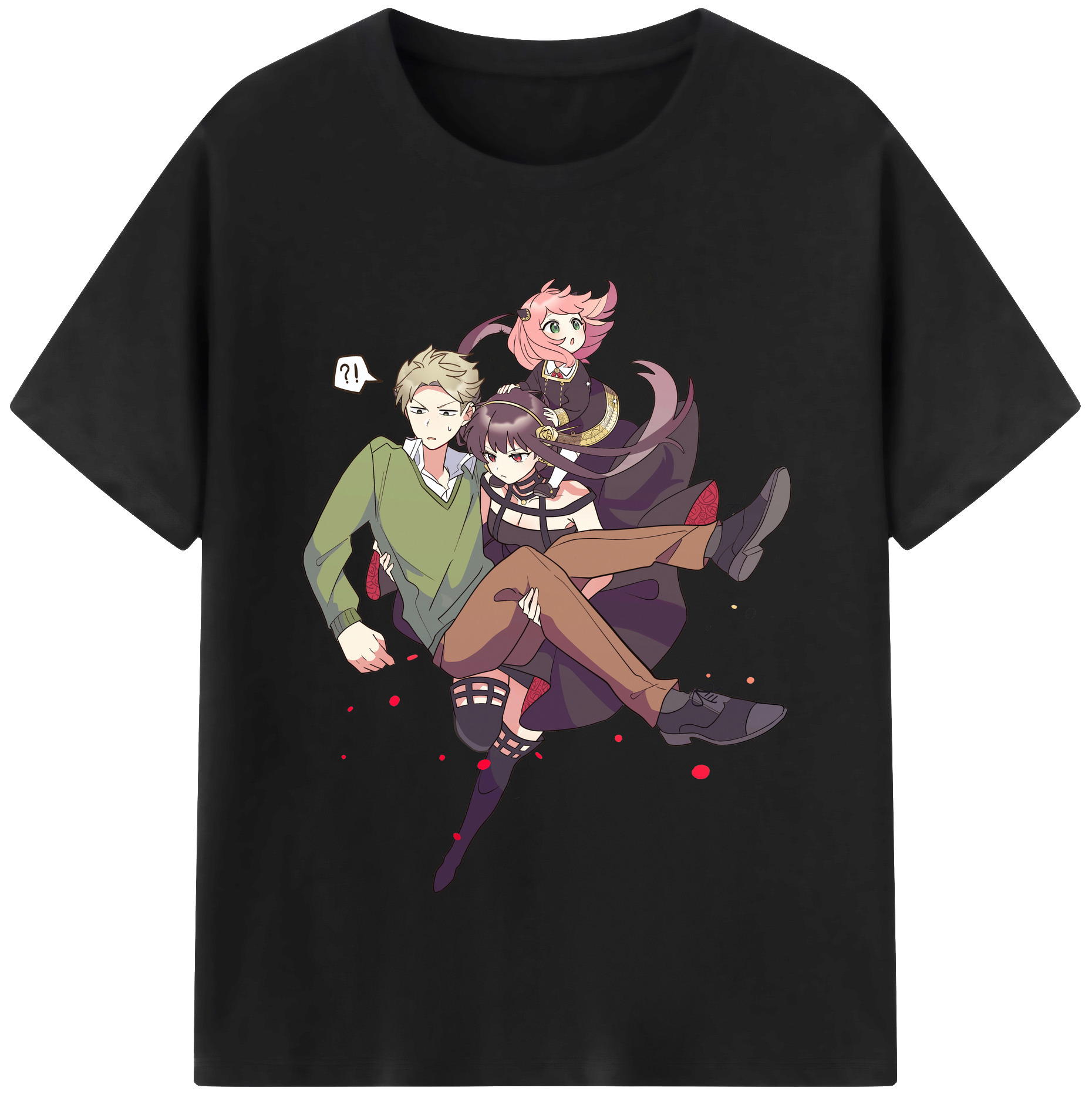 （画像用） SPY×FAMILY间谍家家酒 綿100％半袖Tシャツ（フロントプリント）