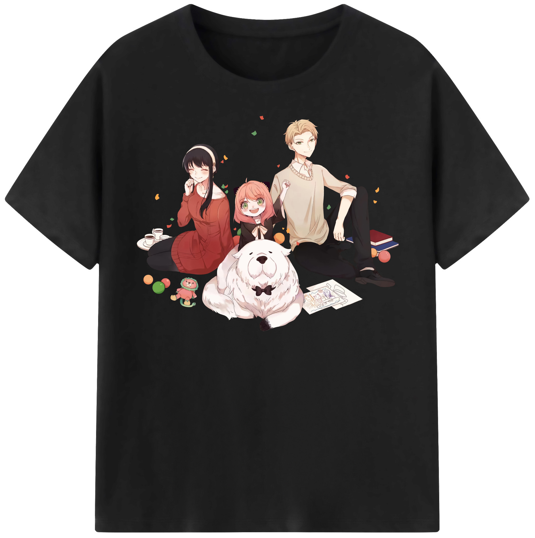 （画像用） SPY×FAMILY间谍家家酒 綿100％半袖Tシャツ（フロントプリント）