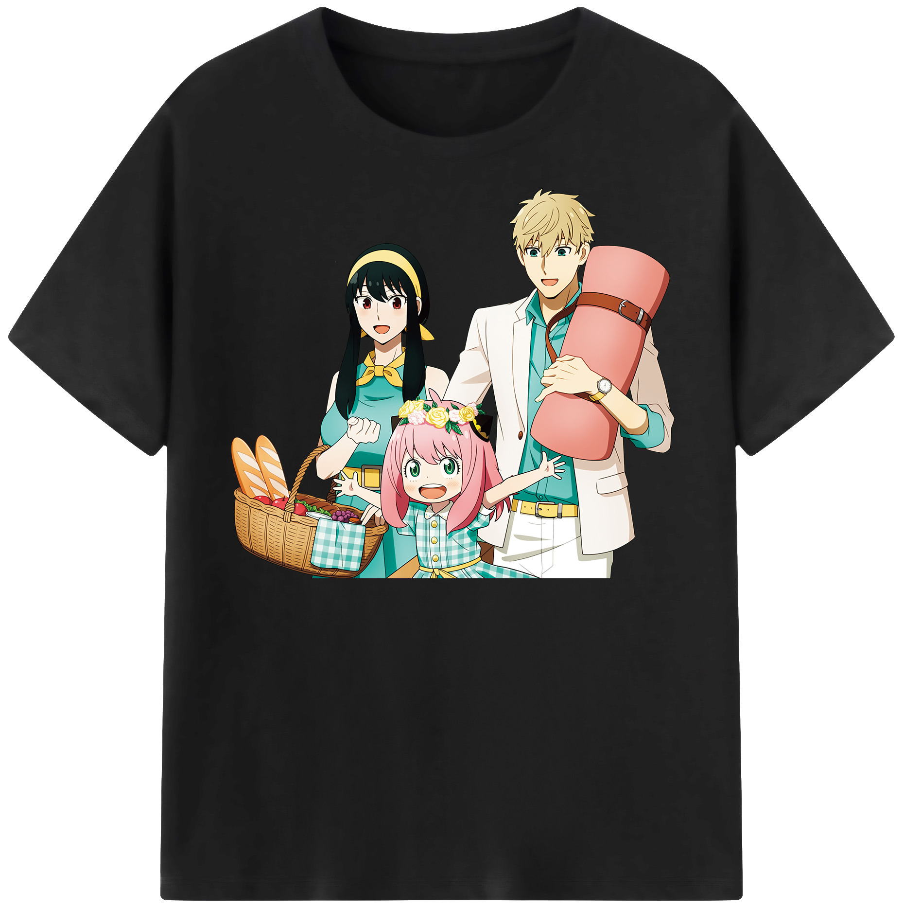 （画像用） SPY×FAMILY间谍家家酒 綿100％半袖Tシャツ（フロントプリント）
