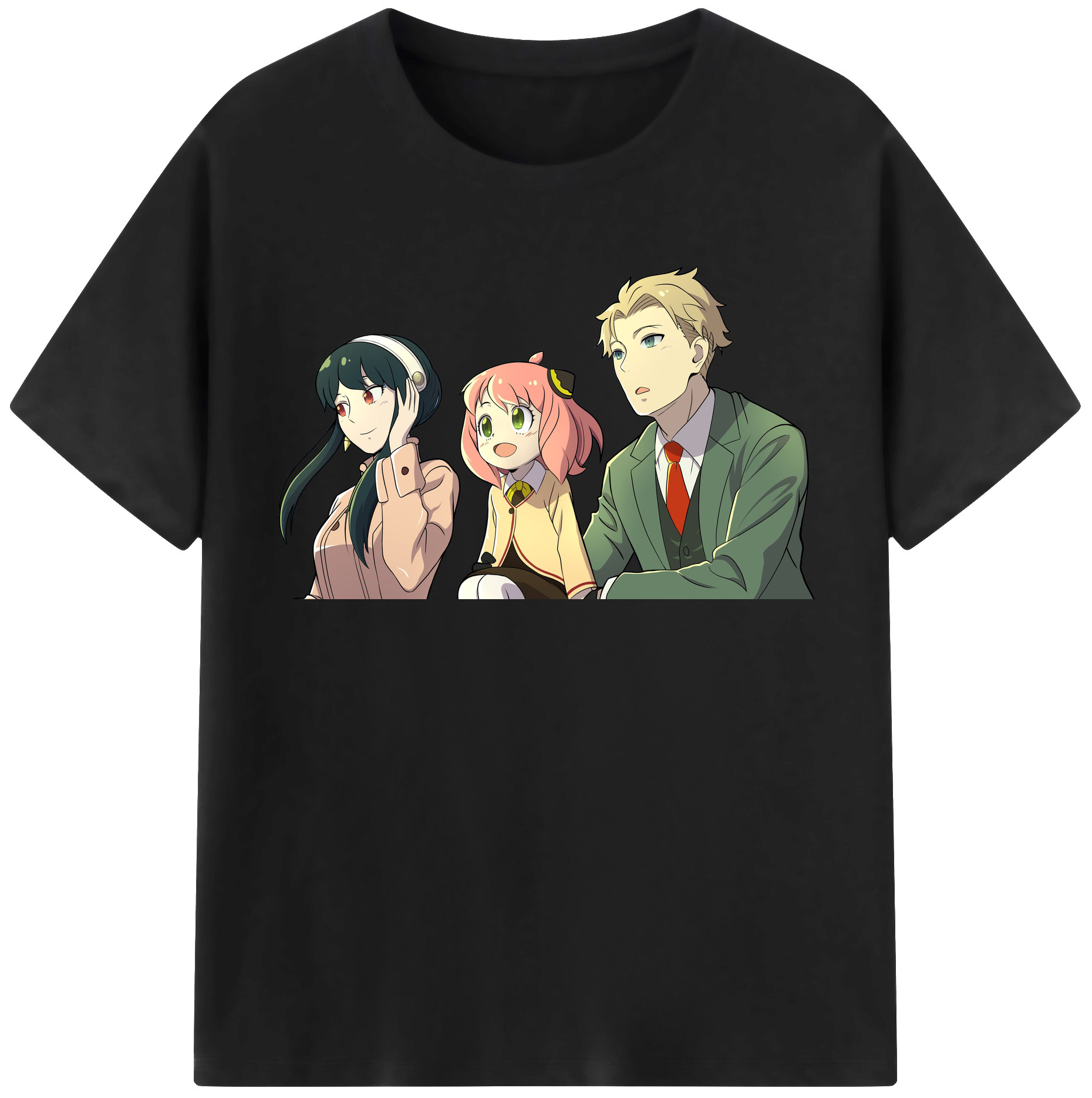 （画像用） SPY×FAMILY间谍家家酒 綿100％半袖Tシャツ（フロントプリント）