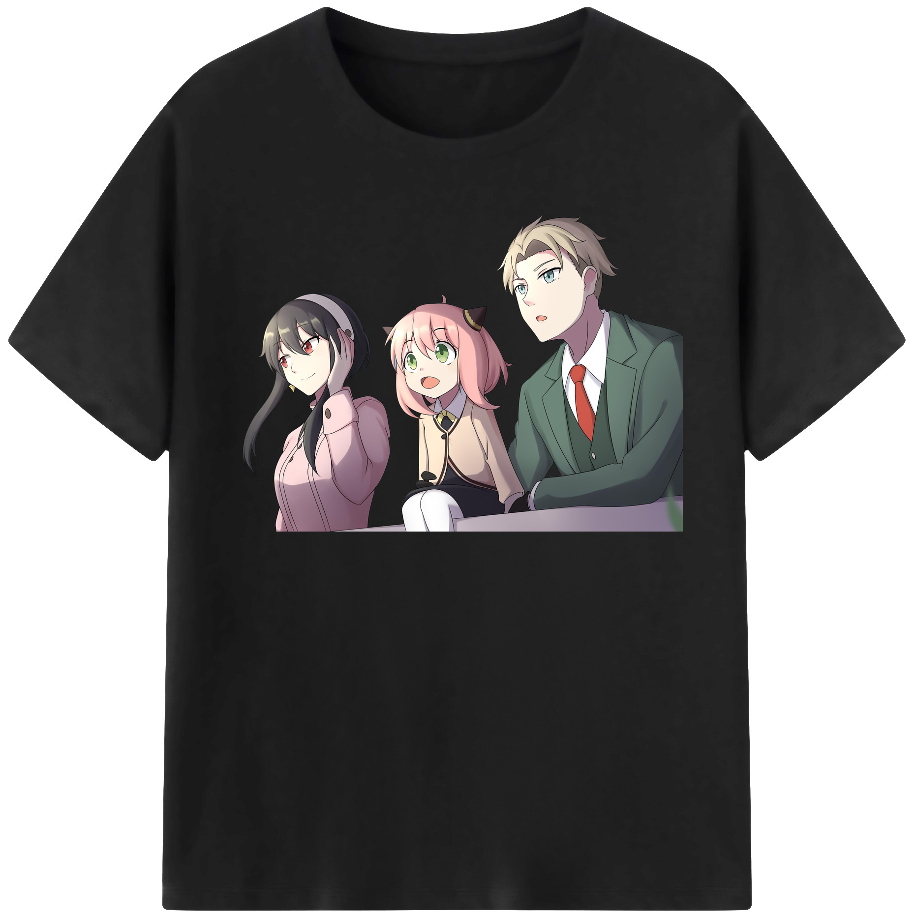 （画像用） SPY×FAMILY间谍家家酒 綿100％半袖Tシャツ（フロントプリント）