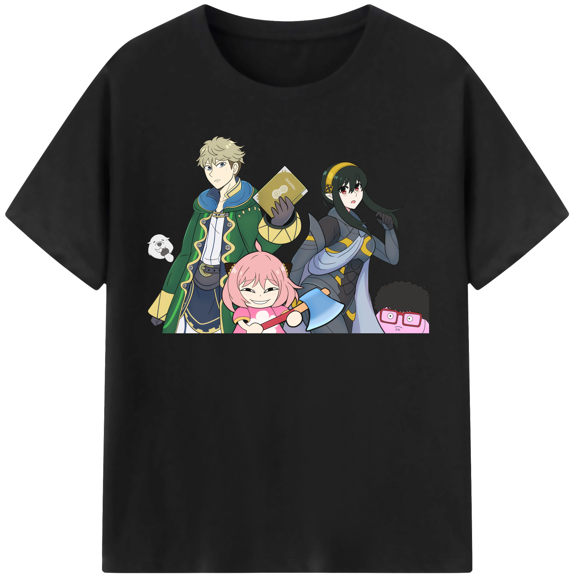 （画像用） SPY×FAMILY间谍家家酒 綿100％半袖Tシャツ（フロントプリント）