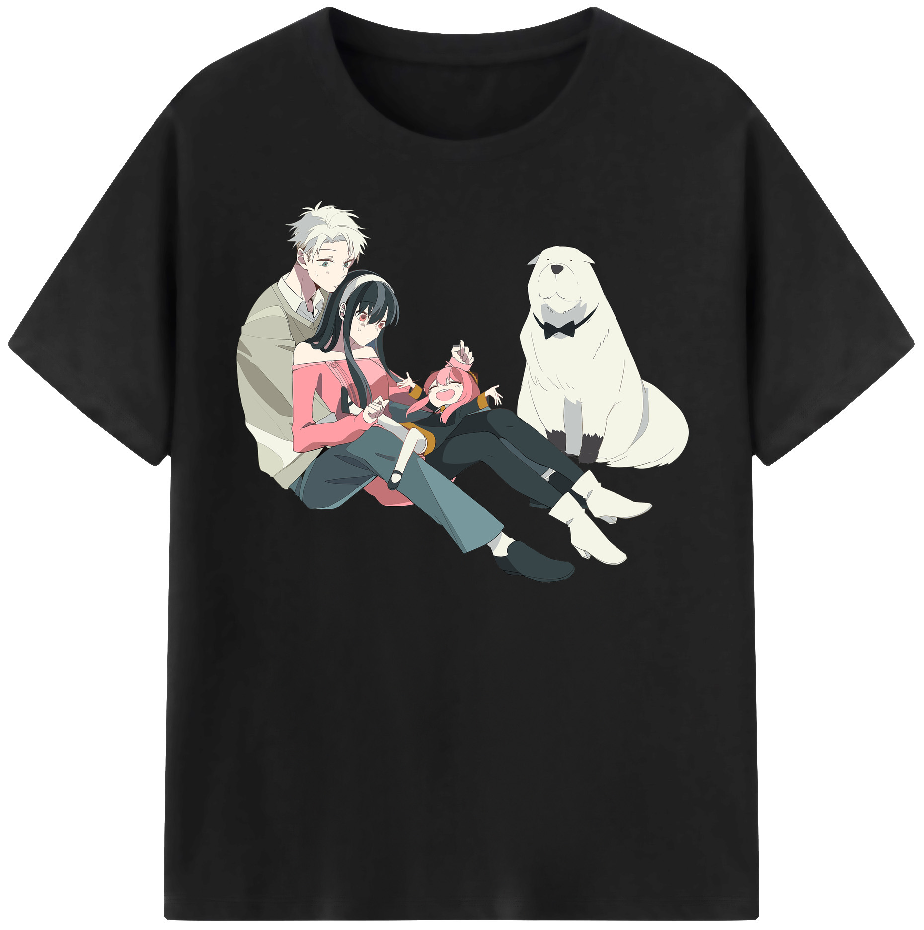 （画像用） SPY×FAMILY间谍家家酒 綿100％半袖Tシャツ（フロントプリント）