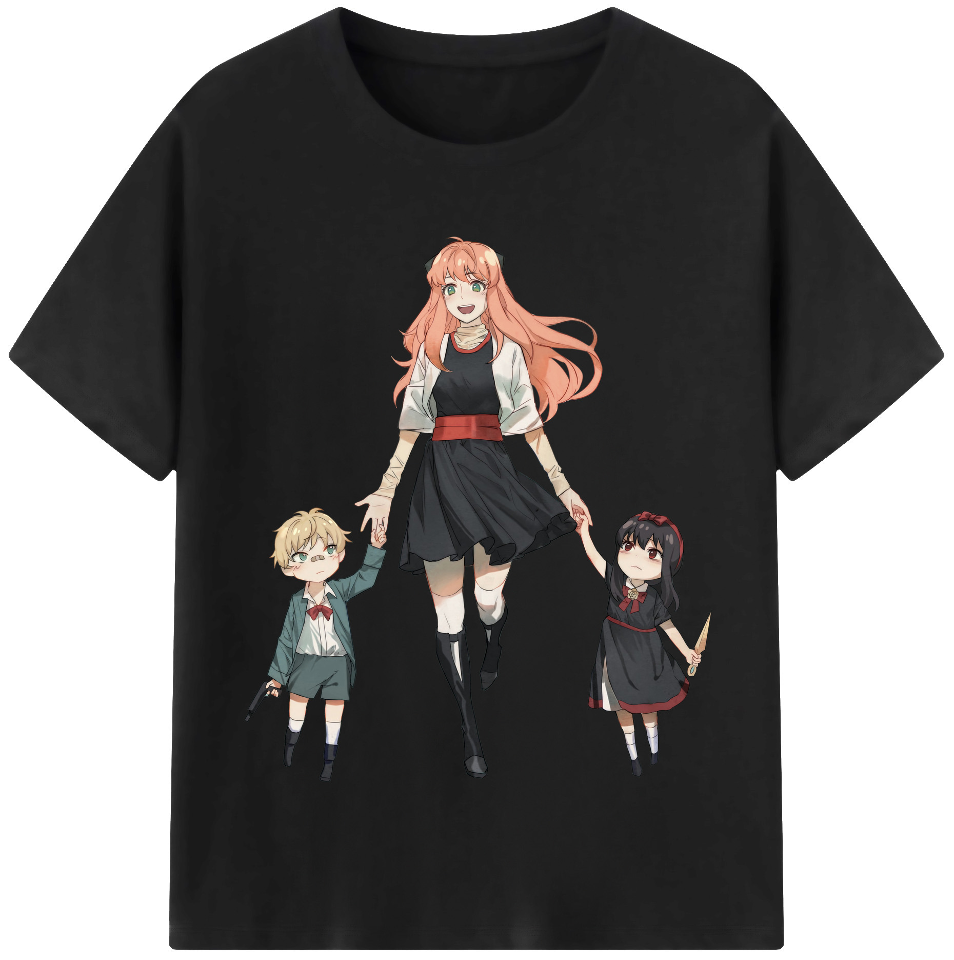 （画像用） SPY×FAMILY间谍家家酒 綿100％半袖Tシャツ（フロントプリント）