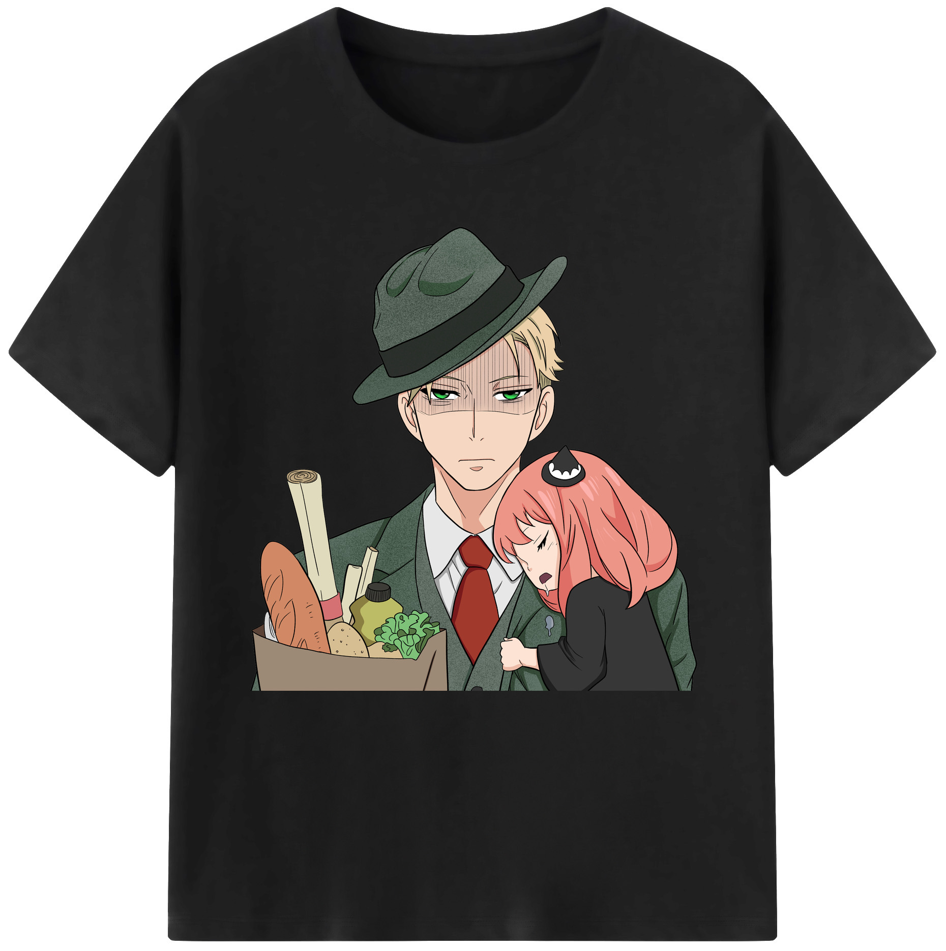 （画像用） SPY×FAMILY间谍家家酒 綿100％半袖Tシャツ（フロントプリント）