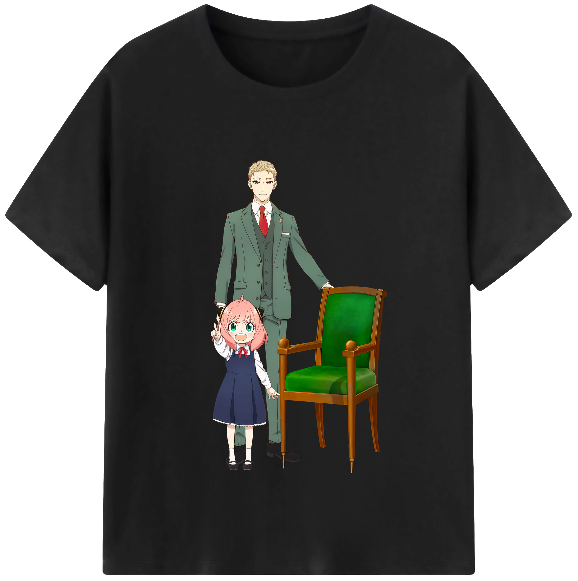 （画像用） SPY×FAMILY间谍家家酒 綿100％半袖Tシャツ（フロントプリント）