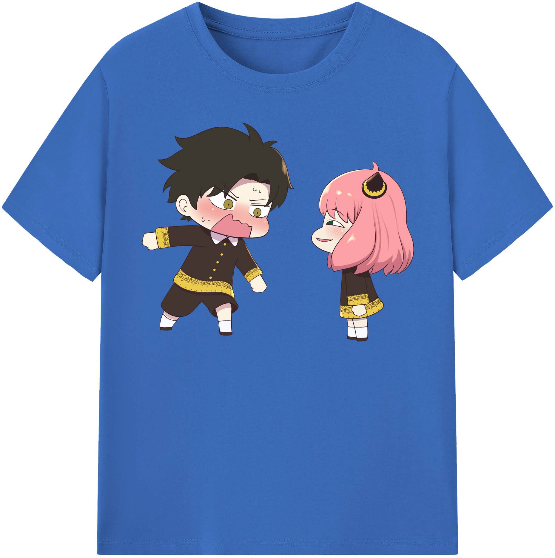 （画像用） SPY×FAMILY间谍家家酒 綿100％半袖Tシャツ（フロントプリント）
