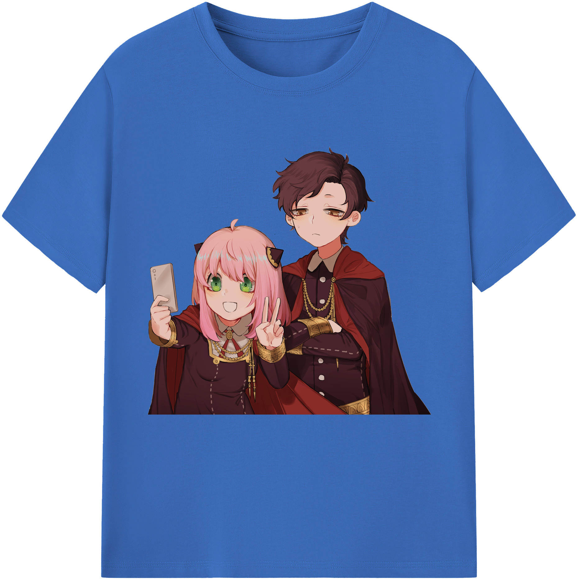（画像用） SPY×FAMILY间谍家家酒 綿100％半袖Tシャツ（フロントプリント）