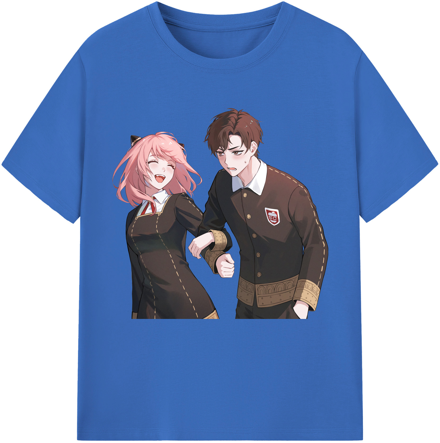 （画像用） SPY×FAMILY间谍家家酒 綿100％半袖Tシャツ（フロントプリント）