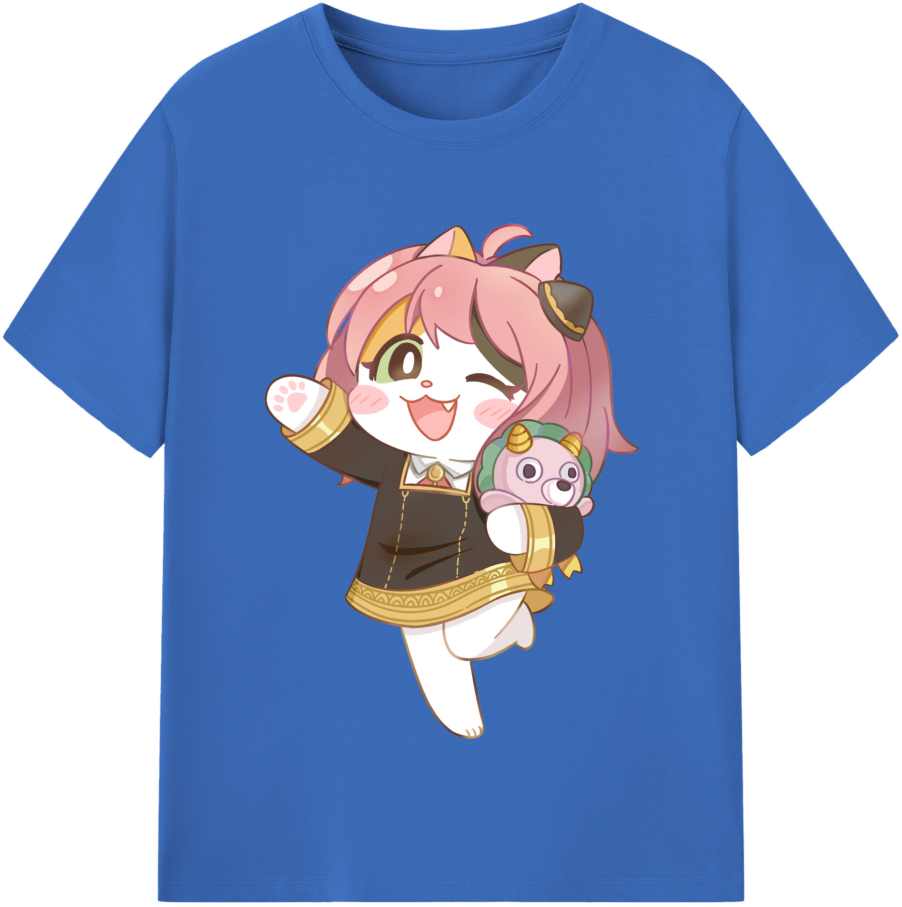 （画像用） SPY×FAMILY间谍家家酒 綿100％半袖Tシャツ（フロントプリント）