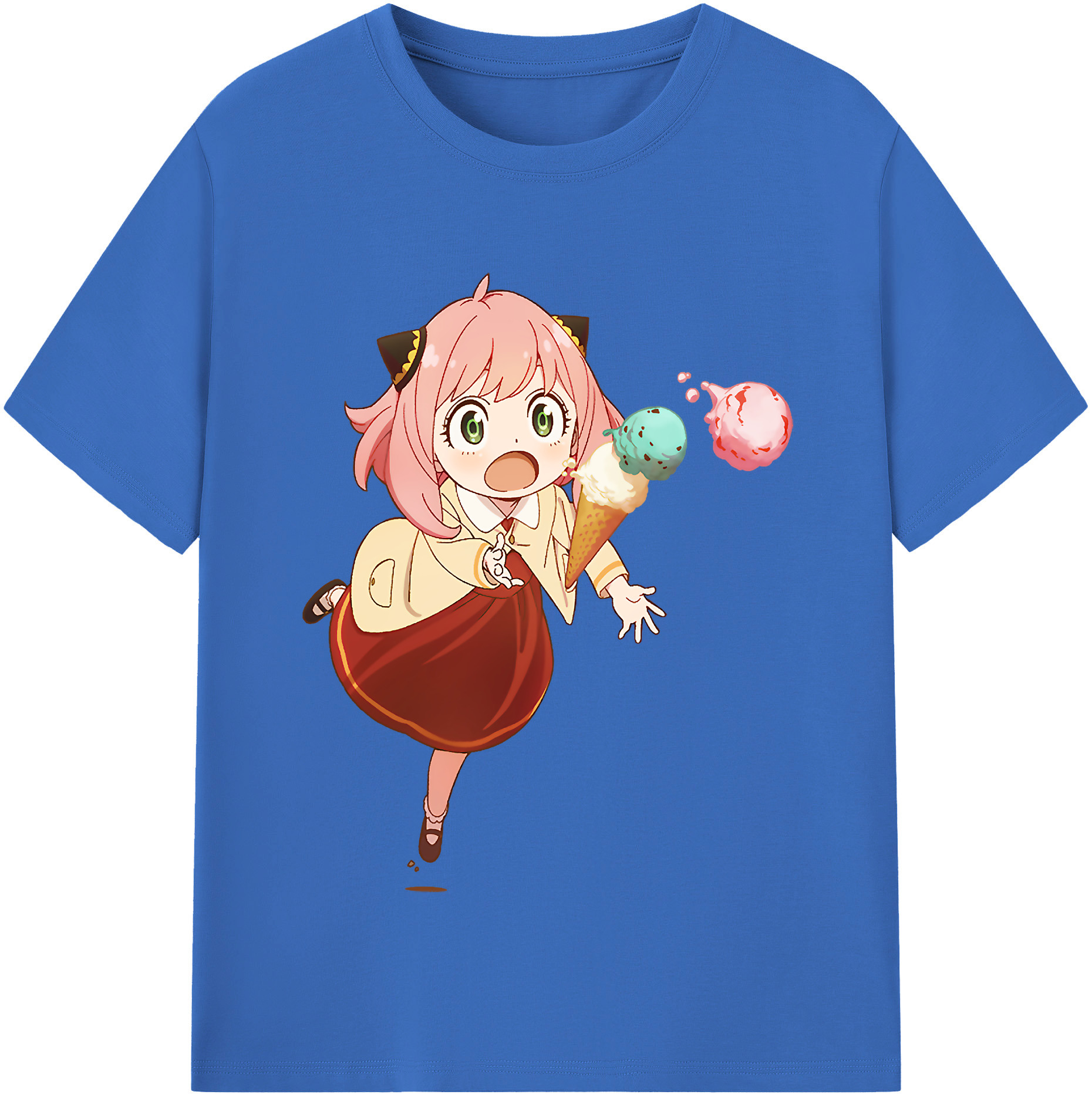 （画像用） SPY×FAMILY间谍家家酒 綿100％半袖Tシャツ（フロントプリント）