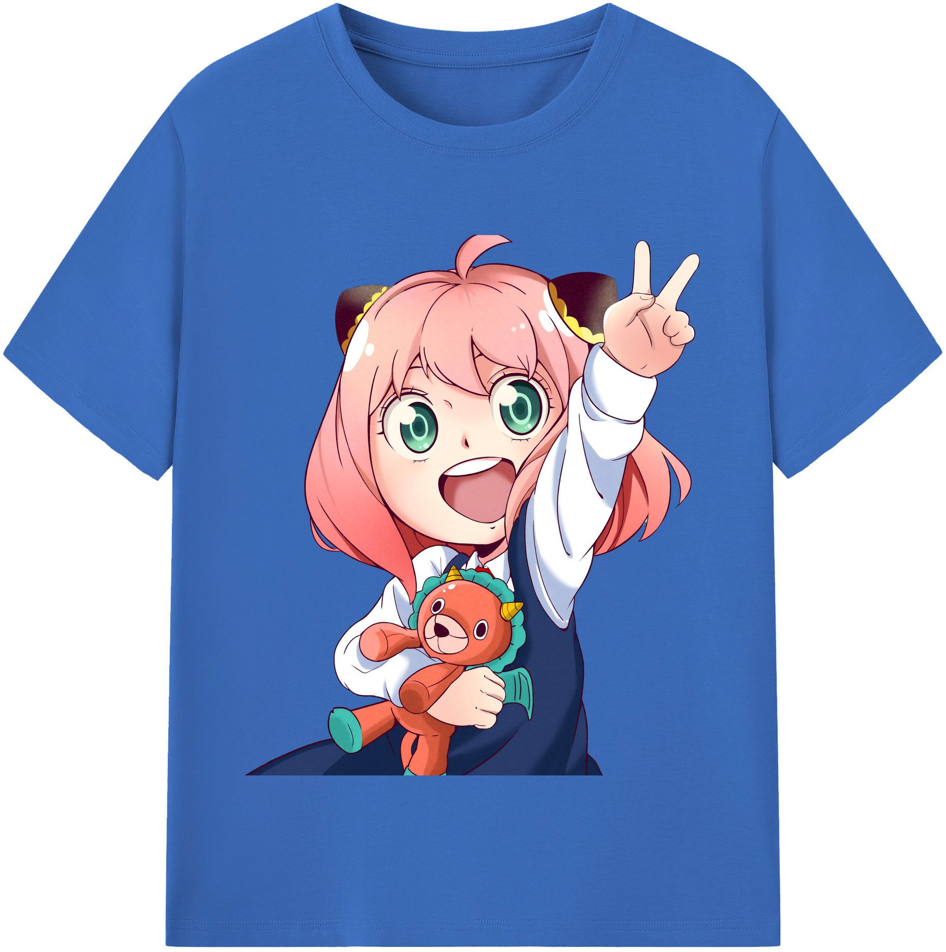（画像用） SPY×FAMILY间谍家家酒 綿100％半袖Tシャツ（フロントプリント）