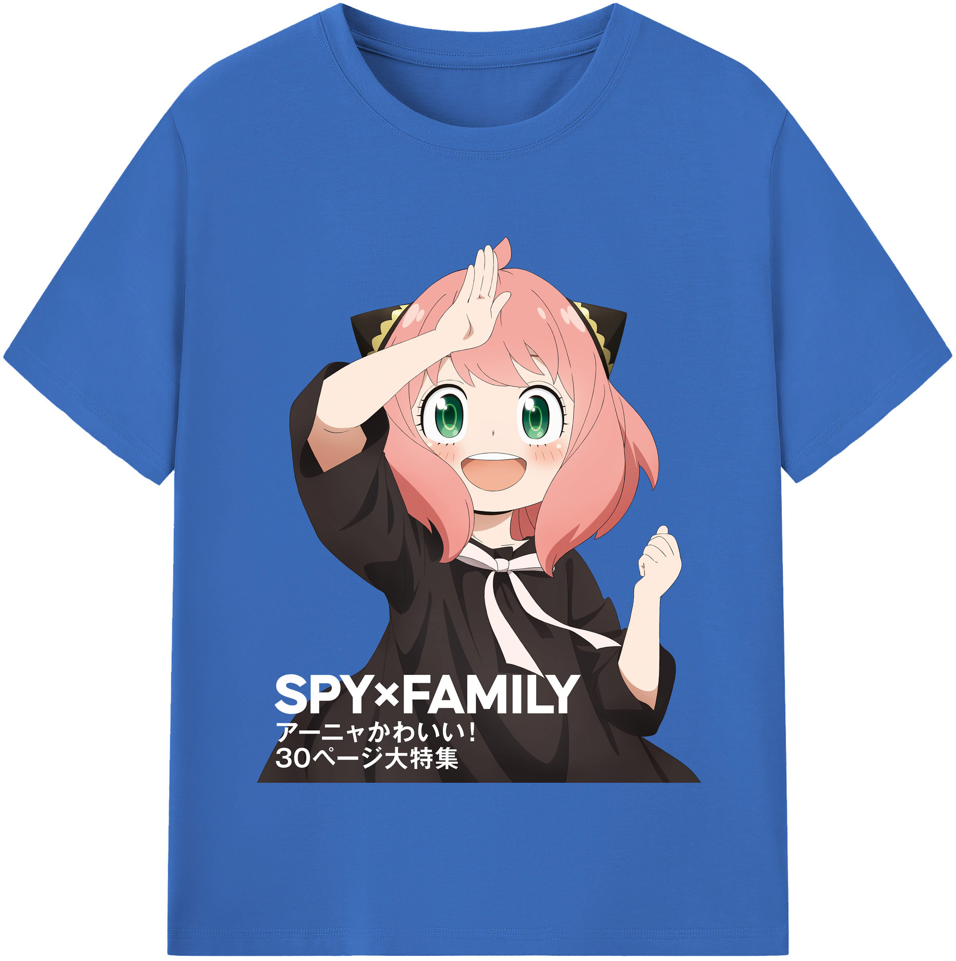 （画像用） SPY×FAMILY间谍家家酒 綿100％半袖Tシャツ（フロントプリント）