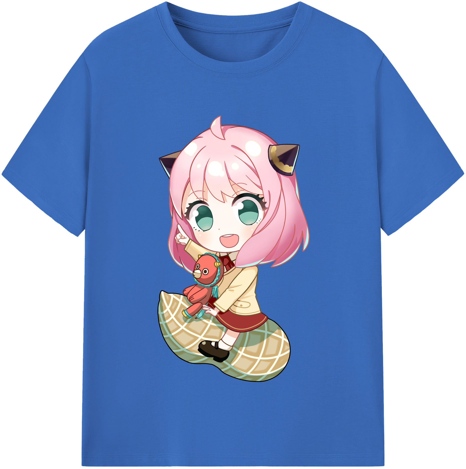 （画像用） SPY×FAMILY间谍家家酒 綿100％半袖Tシャツ（フロントプリント）
