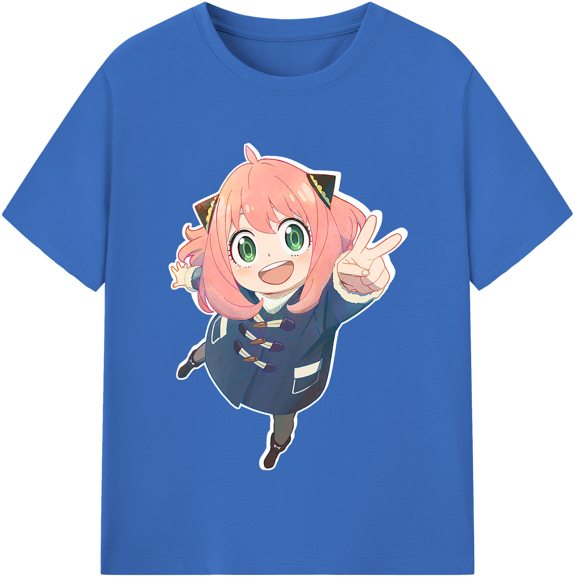 （画像用） SPY×FAMILY间谍家家酒 綿100％半袖Tシャツ（フロントプリント）