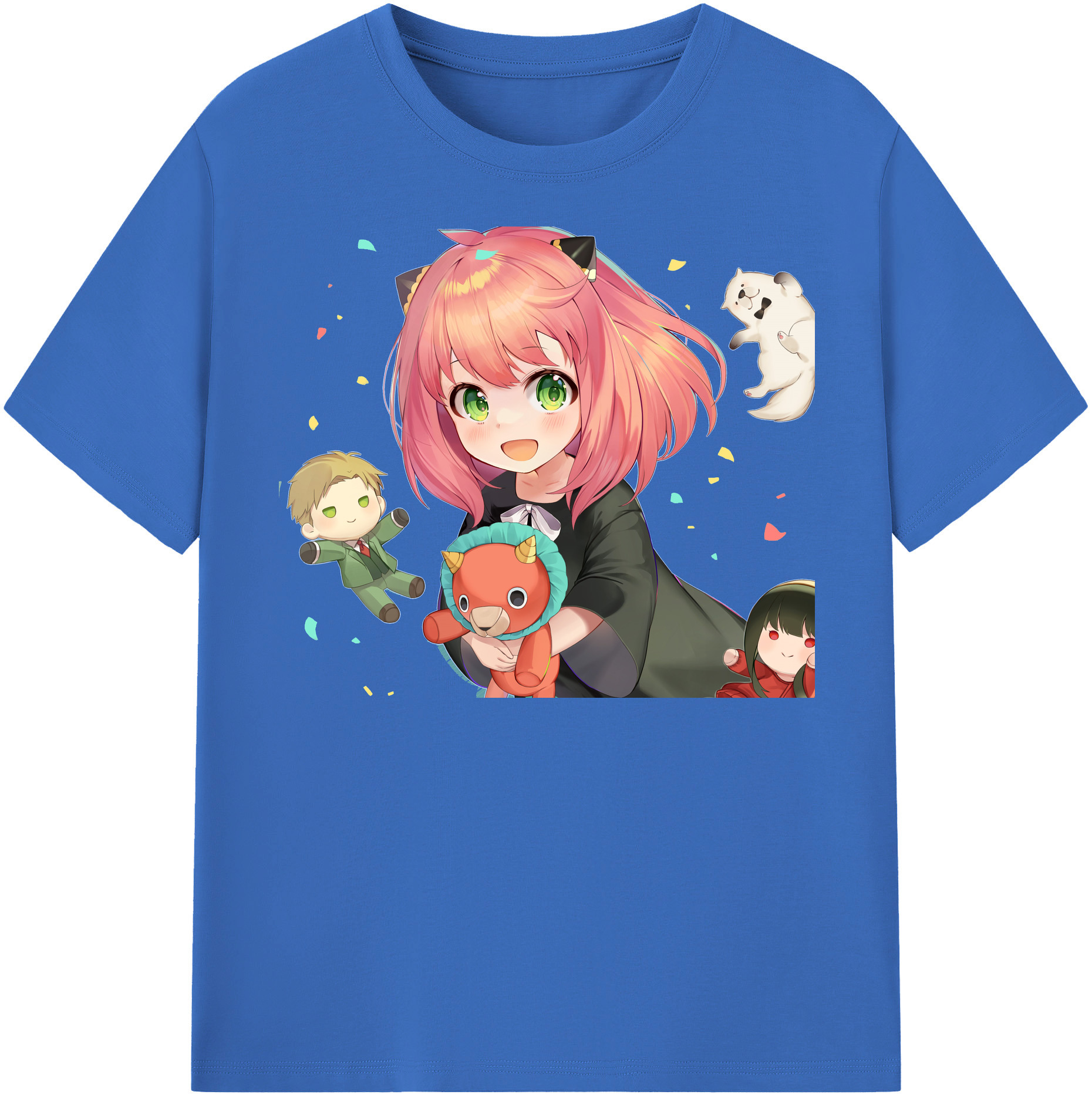 （画像用） SPY×FAMILY间谍家家酒 綿100％半袖Tシャツ（フロントプリント）