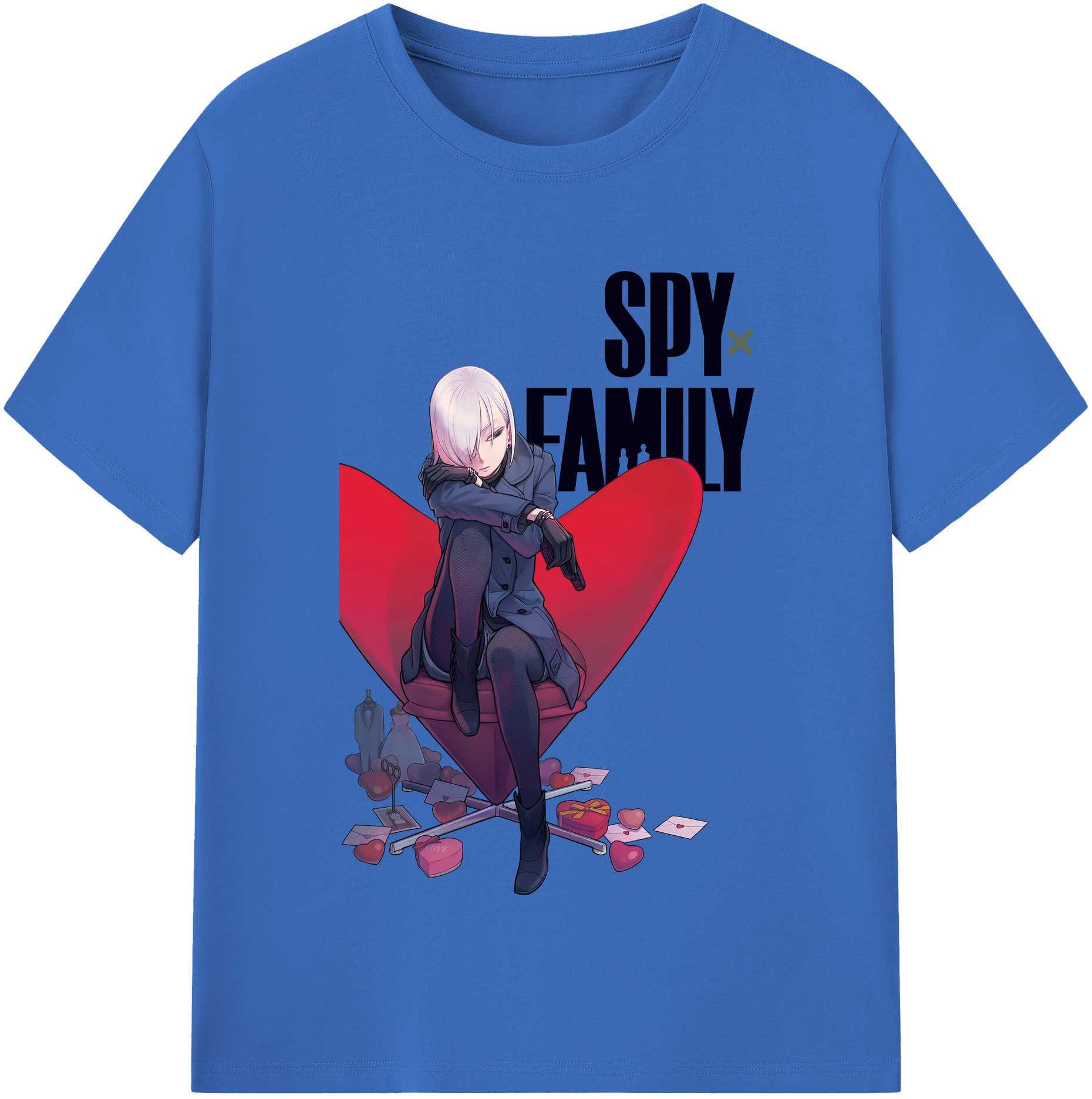 （画像用） SPY×FAMILY间谍家家酒 綿100％半袖Tシャツ（フロントプリント）
