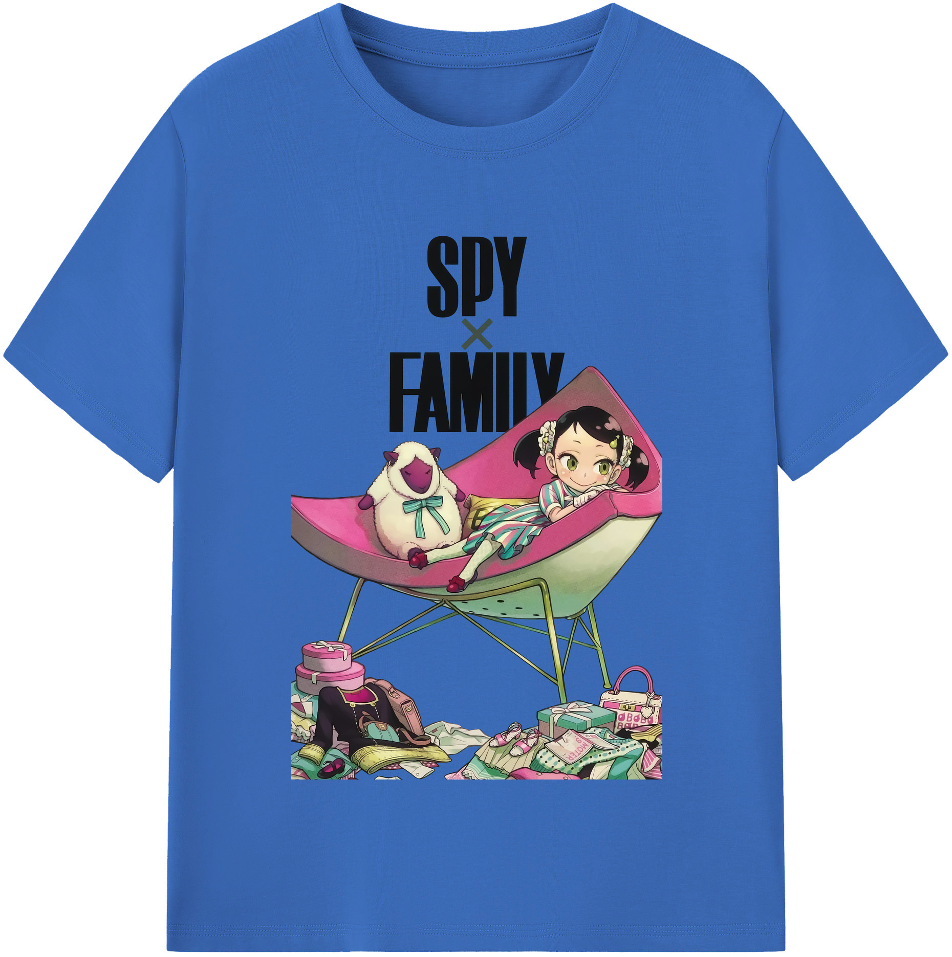 （画像用） SPY×FAMILY间谍家家酒 綿100％半袖Tシャツ（フロントプリント）