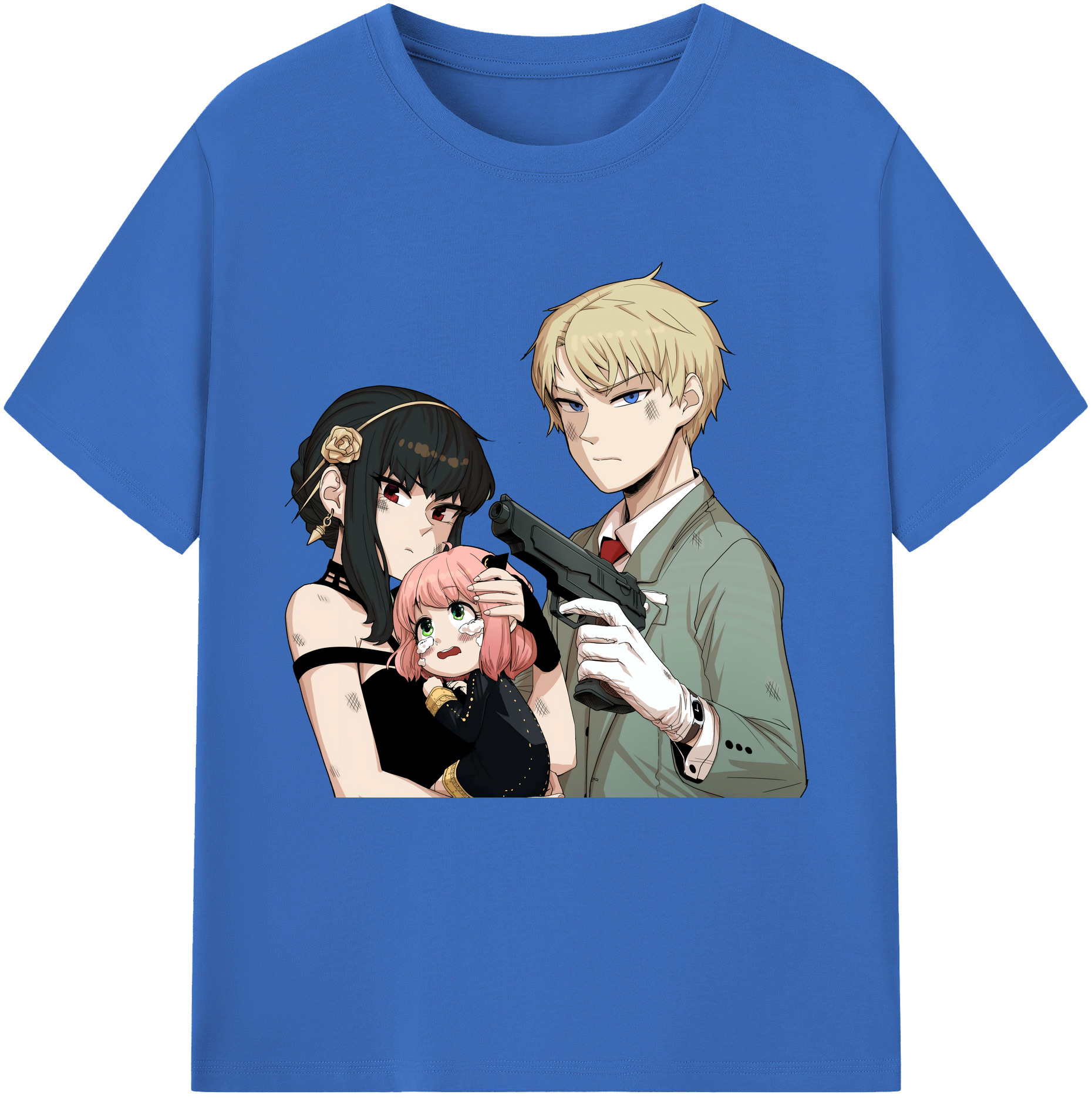 （画像用） SPY×FAMILY间谍家家酒 綿100％半袖Tシャツ（フロントプリント）