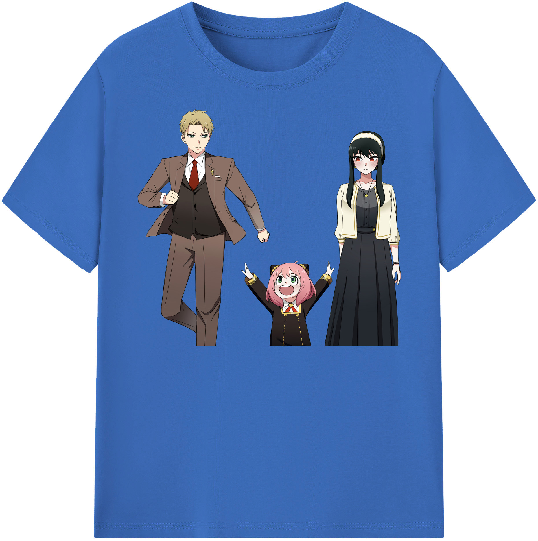（画像用） SPY×FAMILY间谍家家酒 綿100％半袖Tシャツ（フロントプリント）